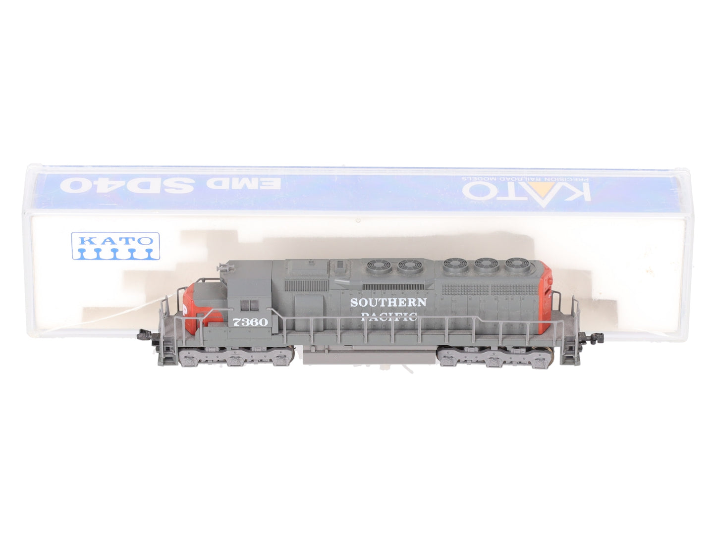 Kato 176-20C N Scale Southern Pacific SD40 Diesel Locomotive #7360 VG/Box