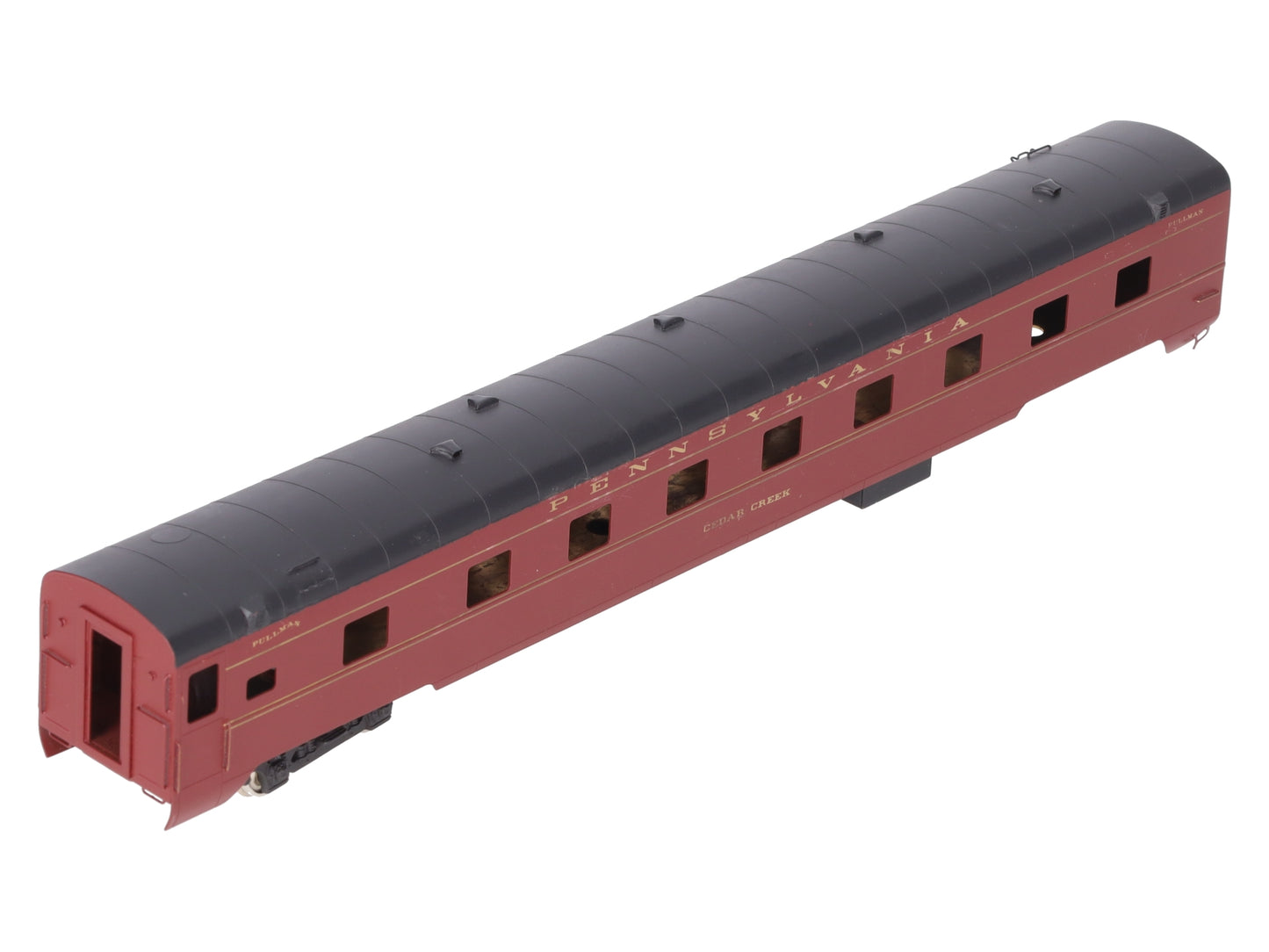 S. Soho & Co. 1203 HO Brass PRR CREEK Series Sleeper Car -Painted EX/Box