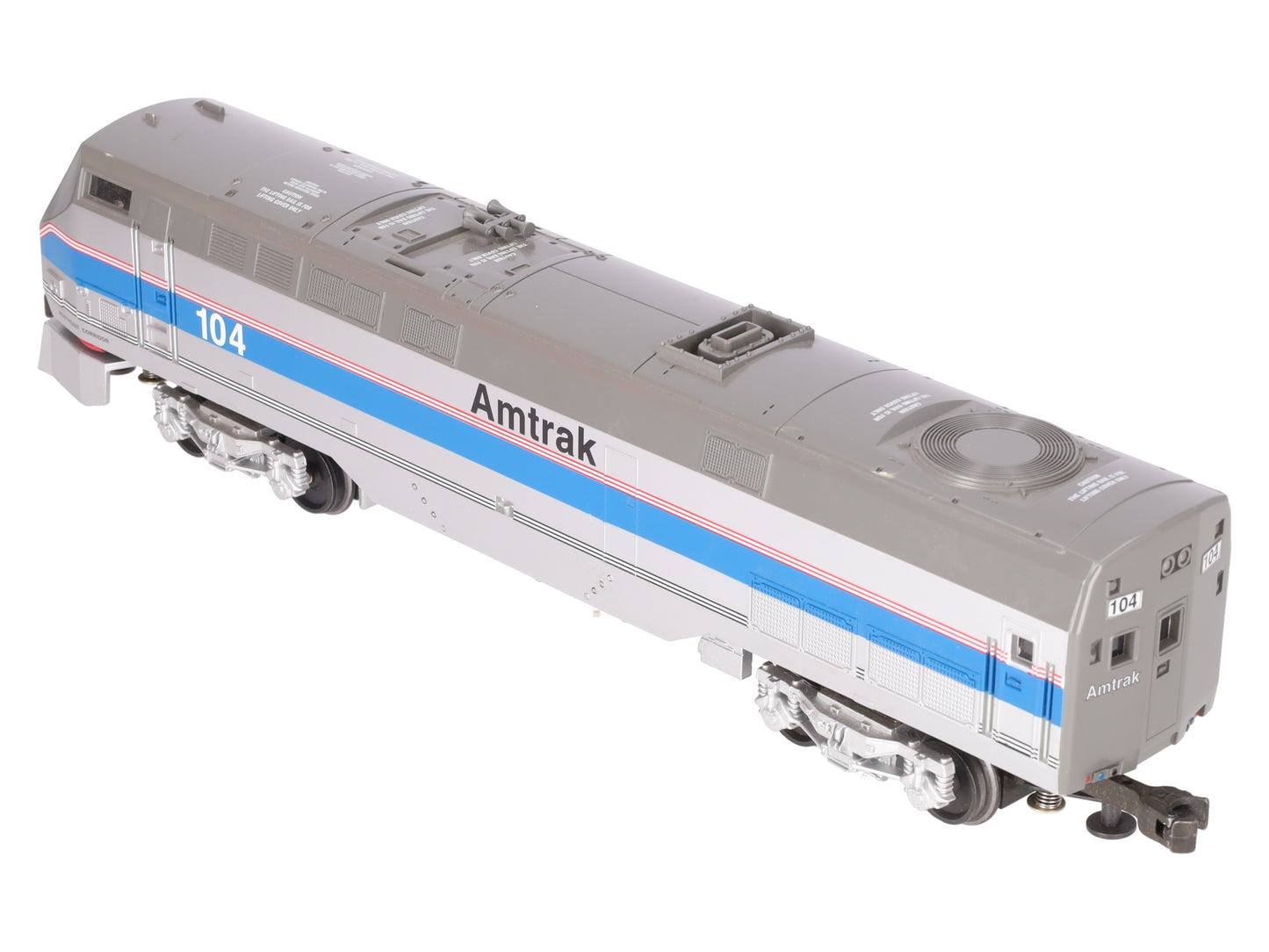 Williams O Gauge Powered Amtrak Diesel Locomotive #104 EX