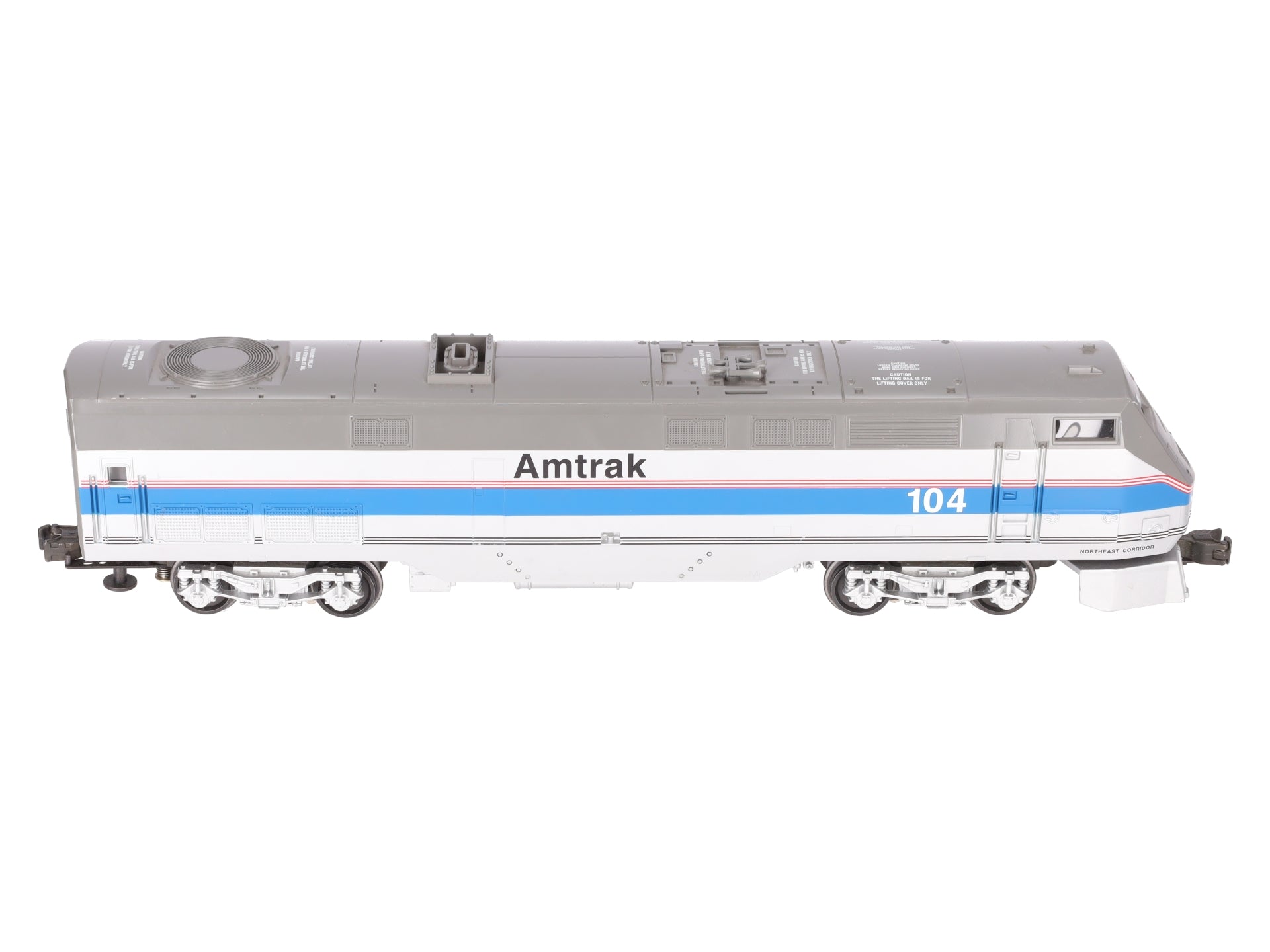 Williams O Gauge Powered Amtrak Diesel Locomotive #104 EX