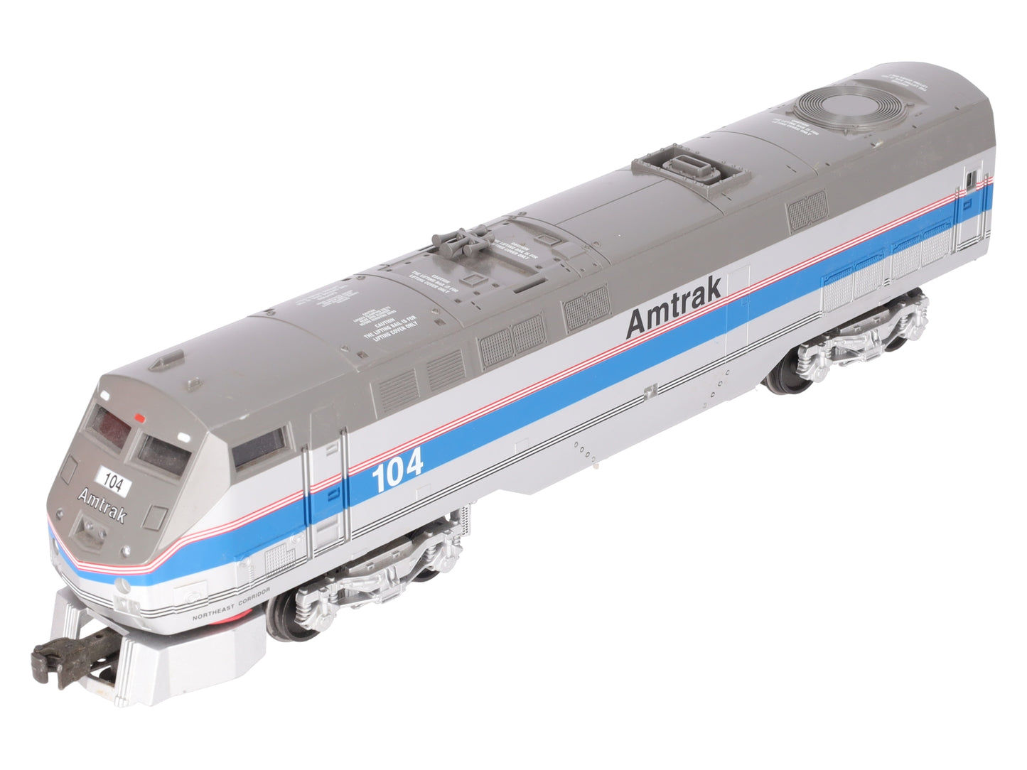 Williams O Gauge Powered Amtrak Diesel Locomotive #104 EX