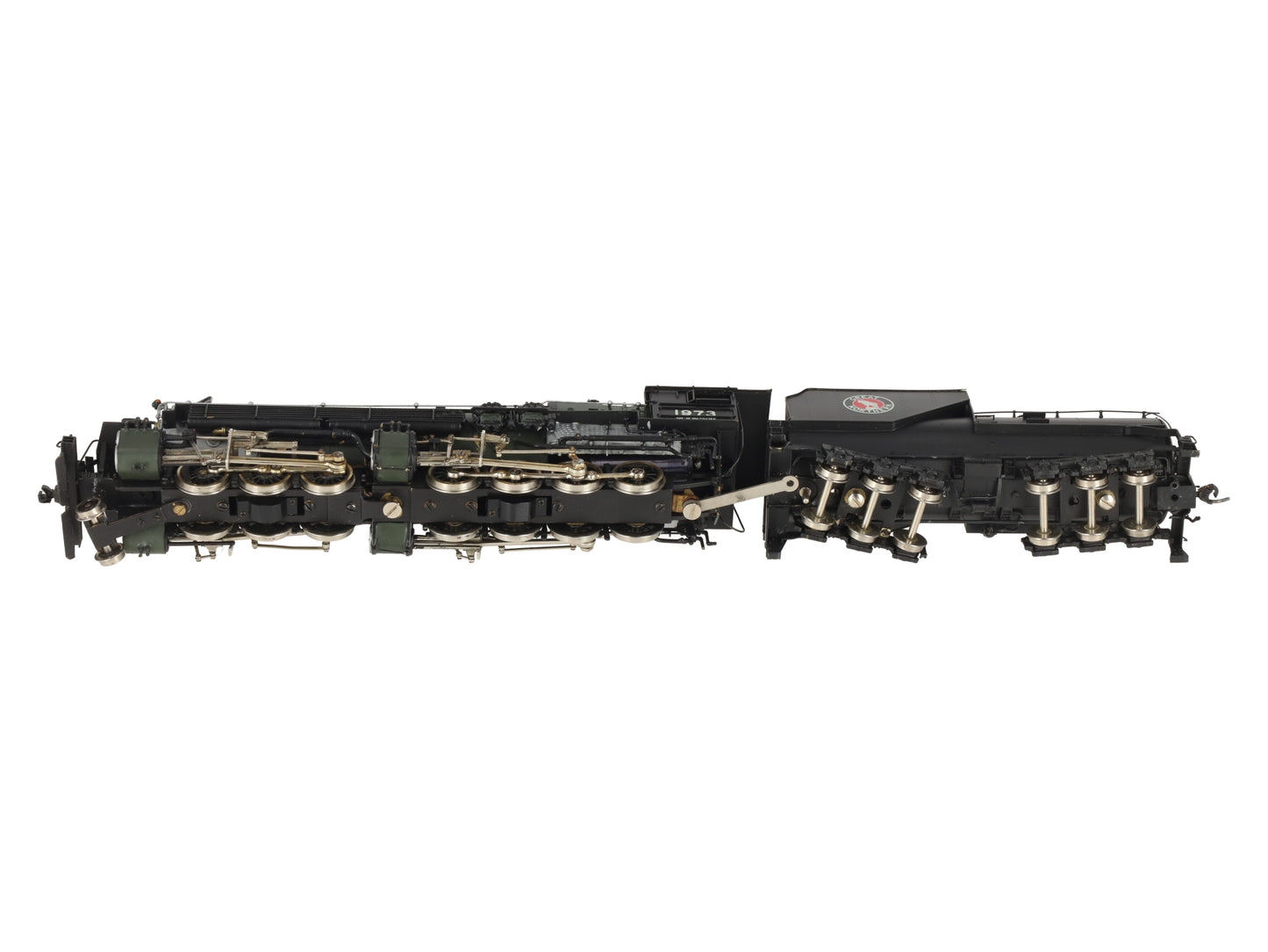 Tenshodo HO Brass 2-6-8 GN Steam Locomotive w/ Tender #1973 - Painted