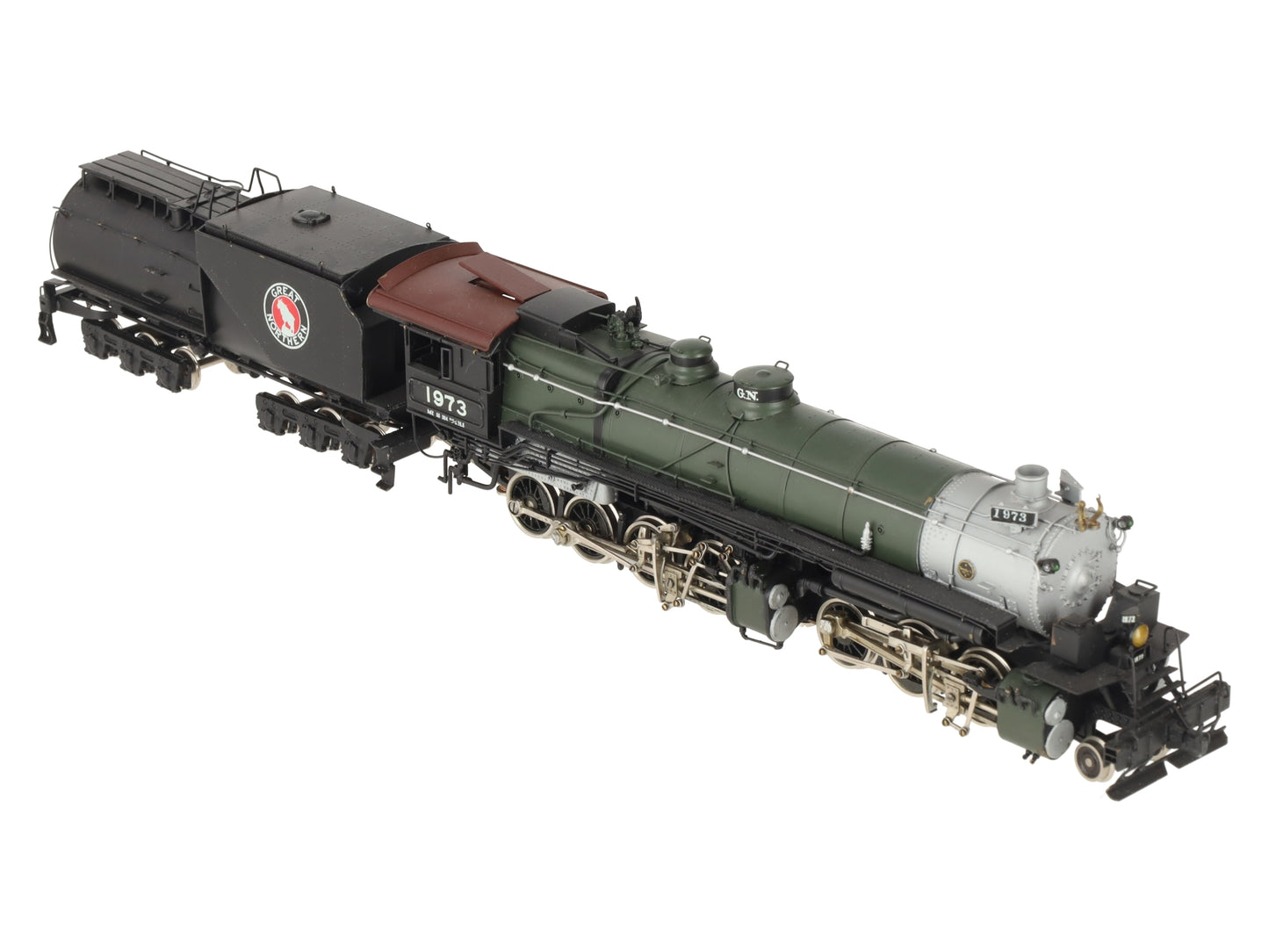Tenshodo HO Brass 2-6-8 GN Steam Locomotive w/ Tender #1973 - Painted