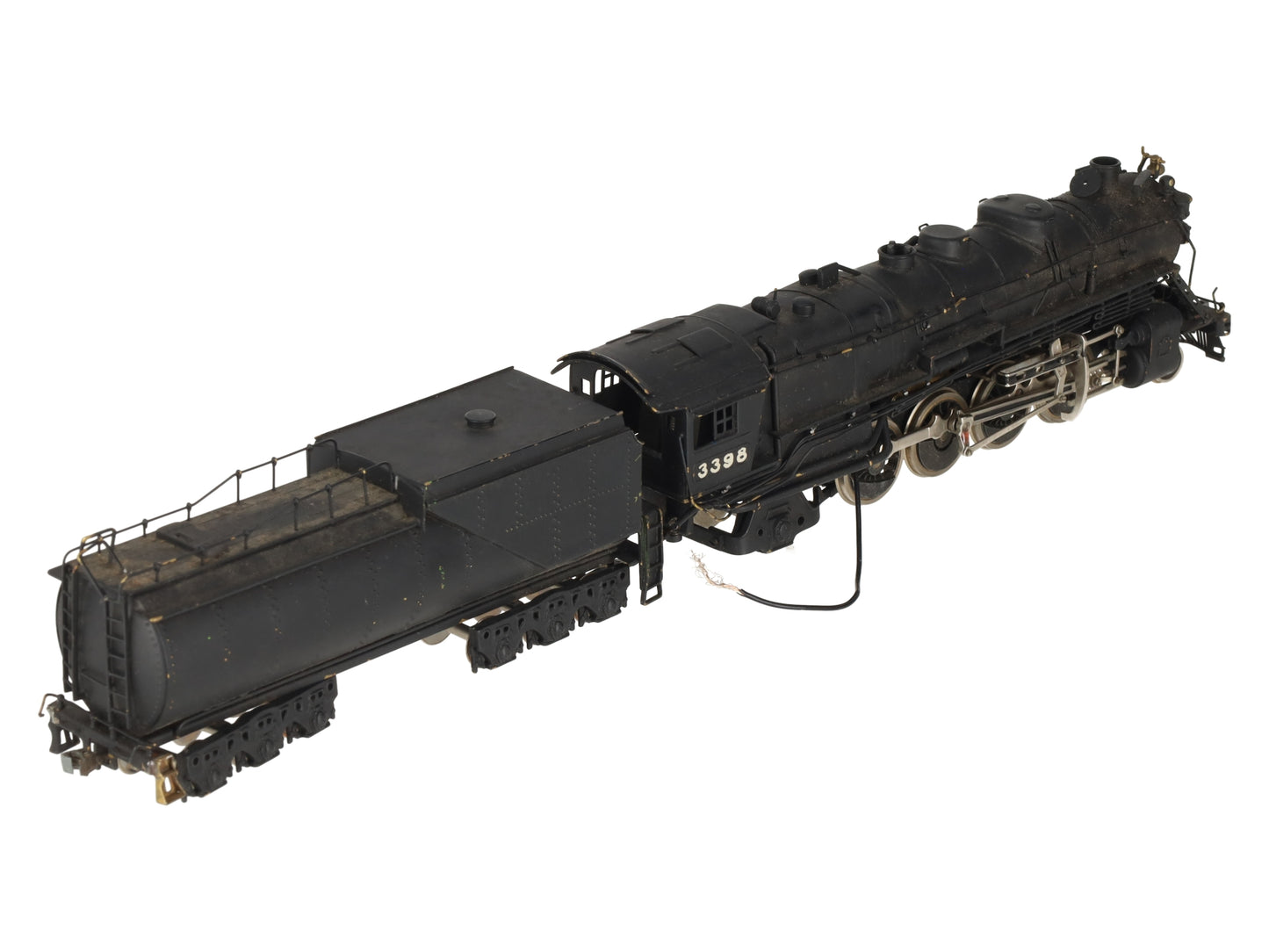 Tenshodo HO Brass 2-8-2 Steam Locomotive w/ Tender #3398