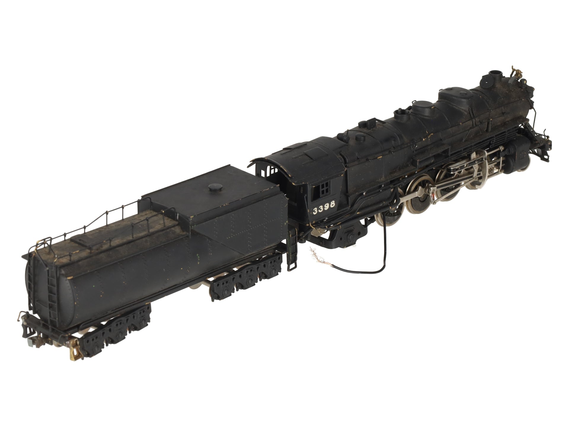 Tenshodo HO Brass 2-8-2 Steam Locomotive w/ Tender #3398