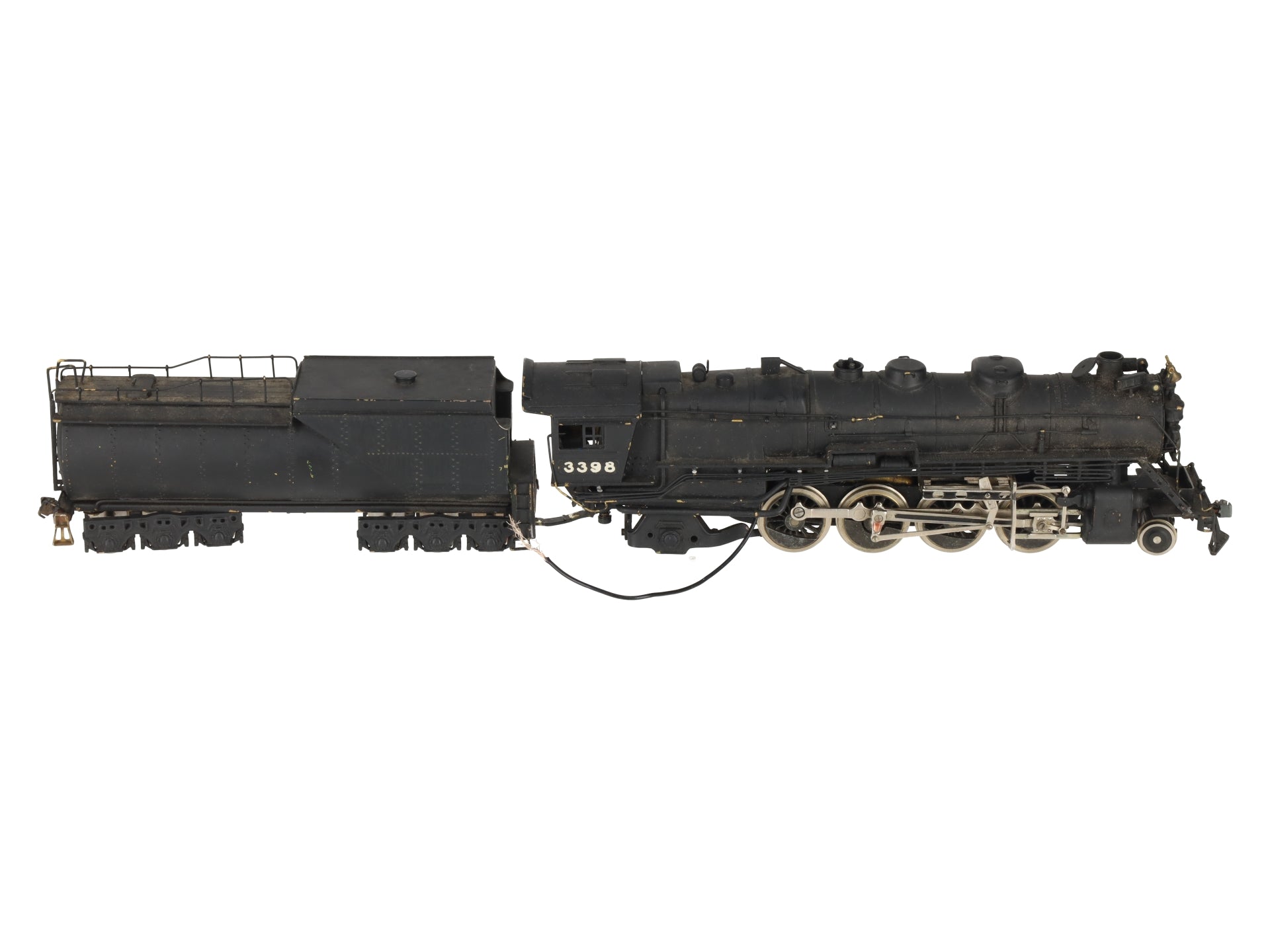 Tenshodo HO Brass 2-8-2 Steam Locomotive w/ Tender #3398