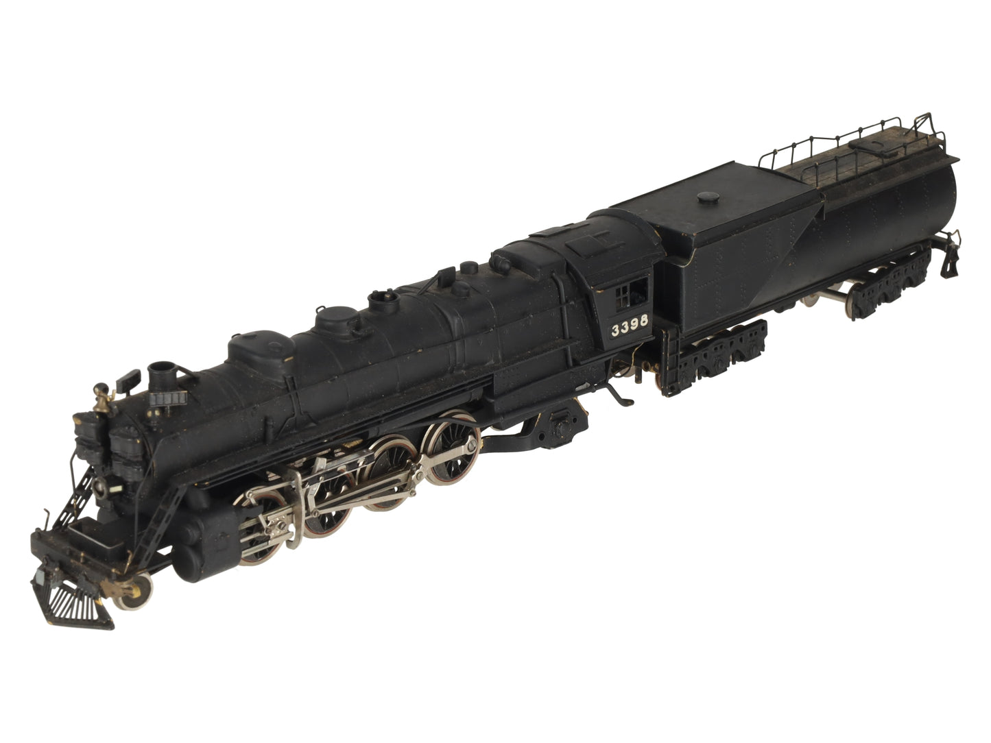 Tenshodo HO Brass 2-8-2 Steam Locomotive w/ Tender #3398