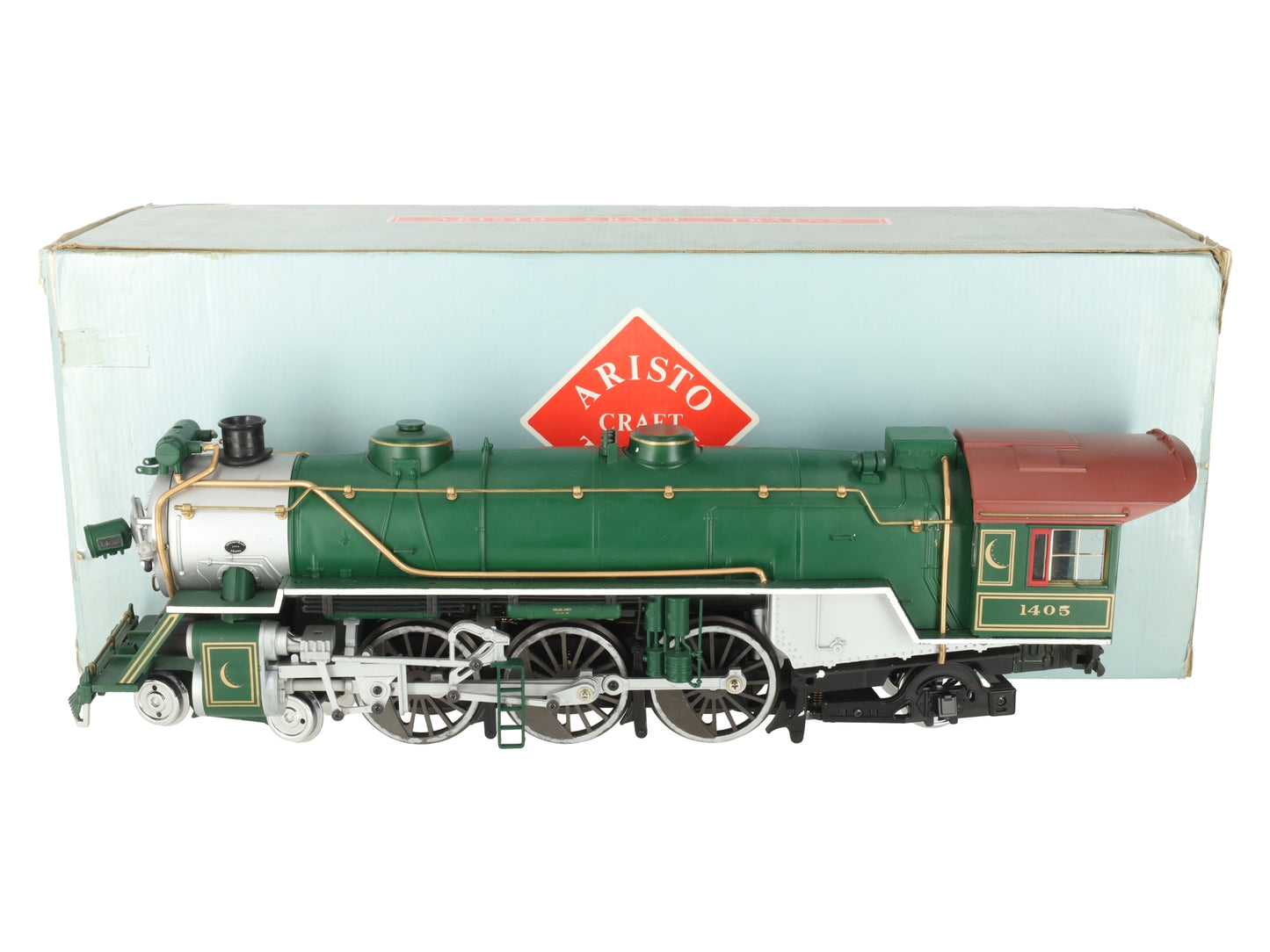 Aristo-Craft 21405 G Scale Southern 4-6-2 Pacific Steam Locomotive #1405 VG/Box