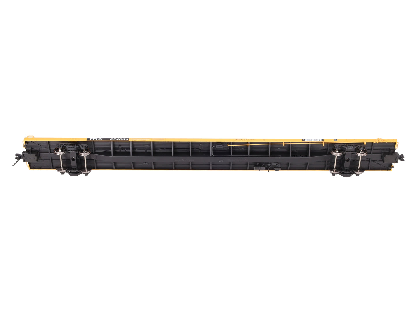 Atlas 7986-4 O Scale TTX 89'4" Flat Car #974834 (2-Rail) EX/Box