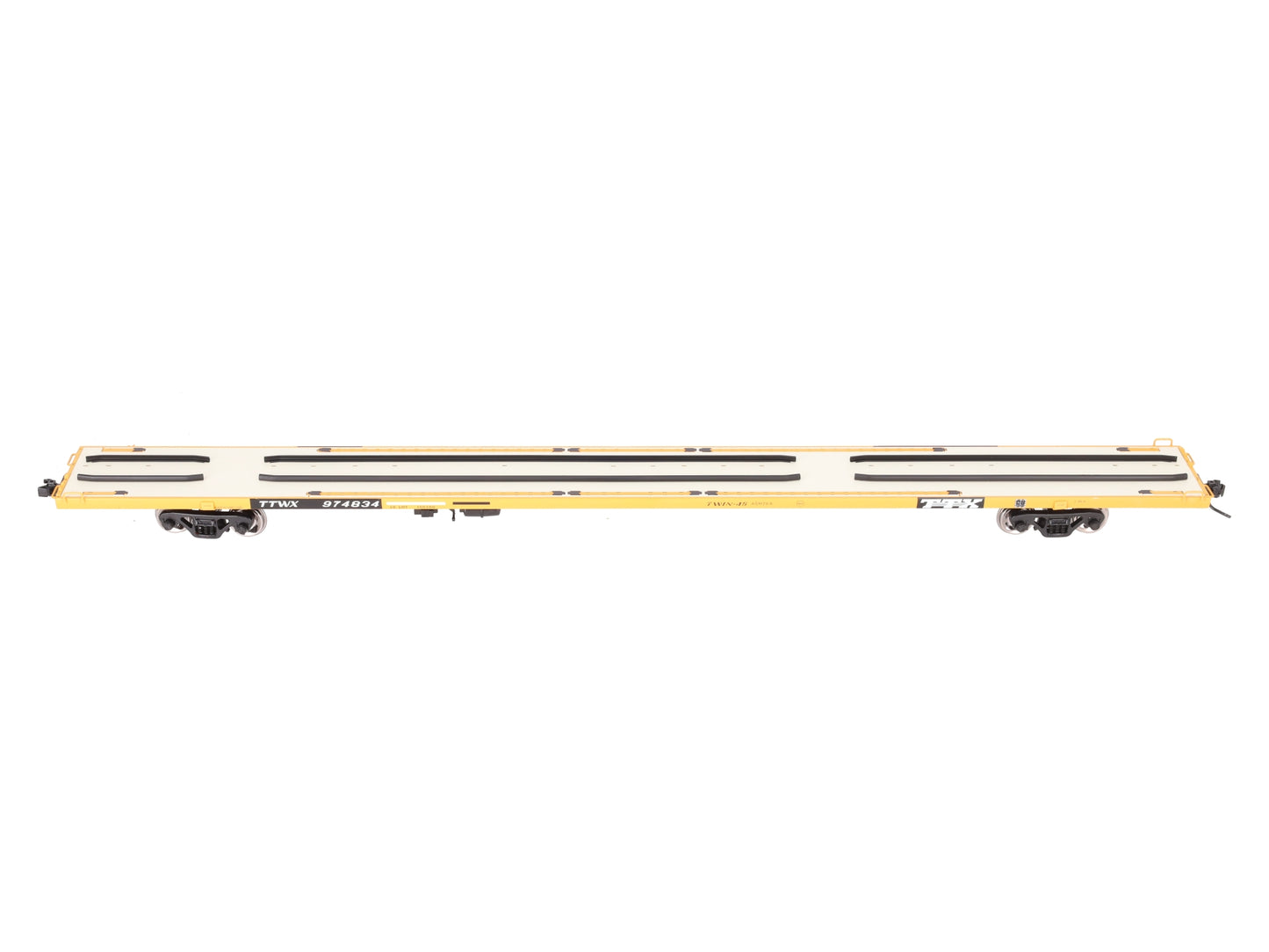 Atlas 7986-4 O Scale TTX 89'4" Flat Car #974834 (2-Rail) EX/Box