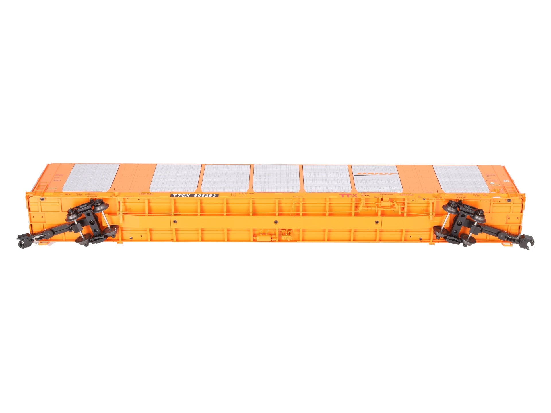 Atlas 3007420-4 O Gauge BNSF Gunderson Multi-Max Autorack #696253 (3-Rail) NIB