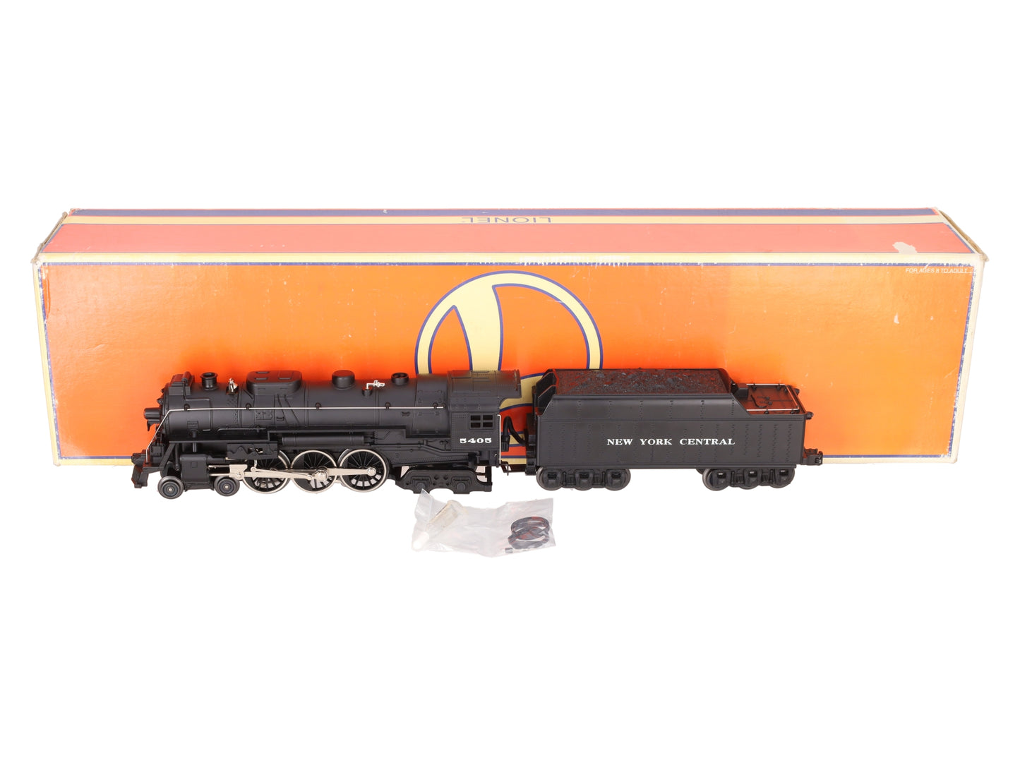 Lionel 6-28007 O Gauge NYC 4-6-4 Hudson Steam Locomotive & Tender #5405 VG/Box
