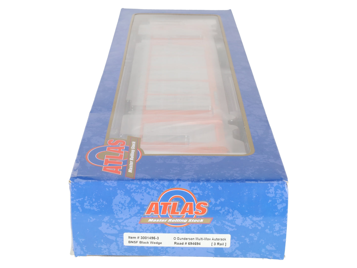 Atlas 3001495-3 O BNSF Gunderson Multi-Max Autorack #694694 (3-Rail) NIB