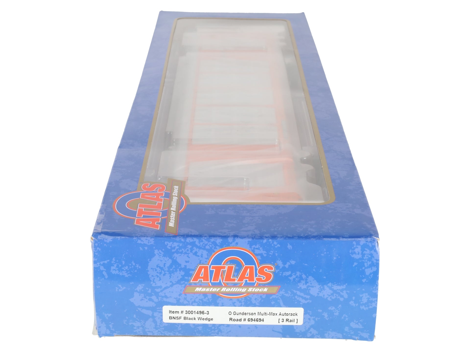 Atlas 3001495-3 O BNSF Gunderson Multi-Max Autorack #694694 (3-Rail) NIB