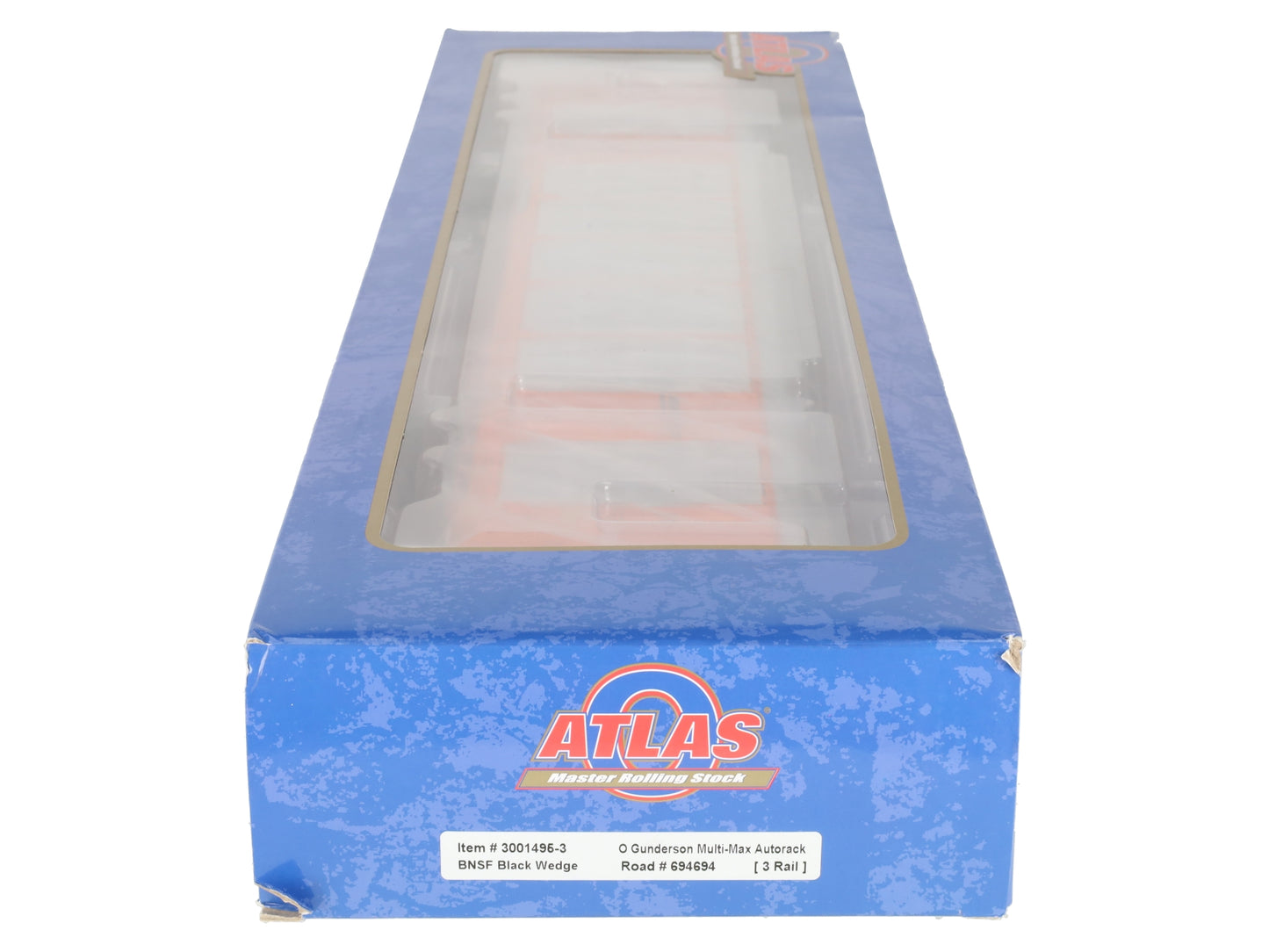 Atlas 3001495-3 O BNSF Gunderson Multi-Max Autorack #694694 (3-Rail) NIB