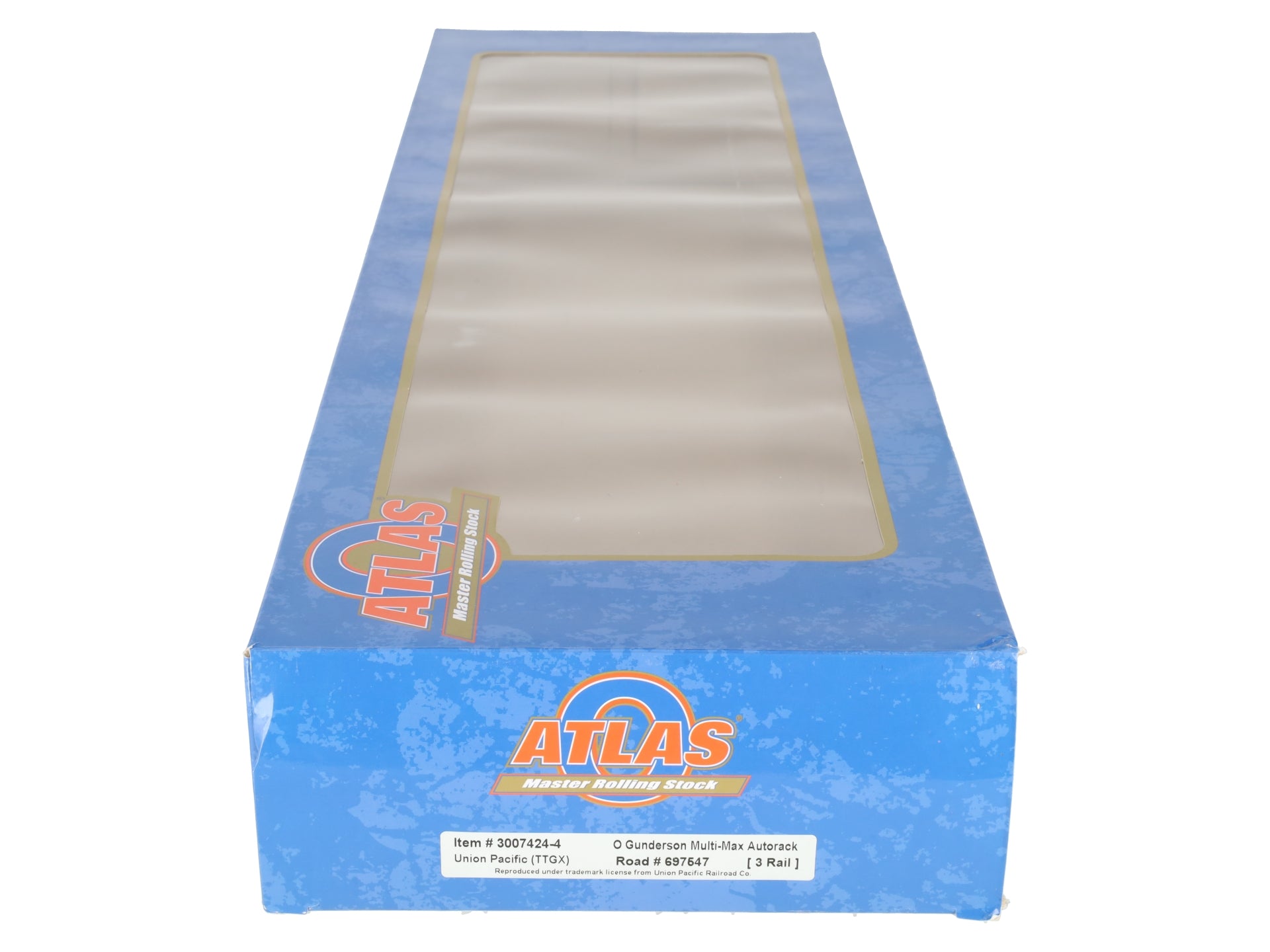 Atlas 3007424 O Union Pacific TTGX Gunderson Multi-Max Auto Rack (3 Rail) LN/Box