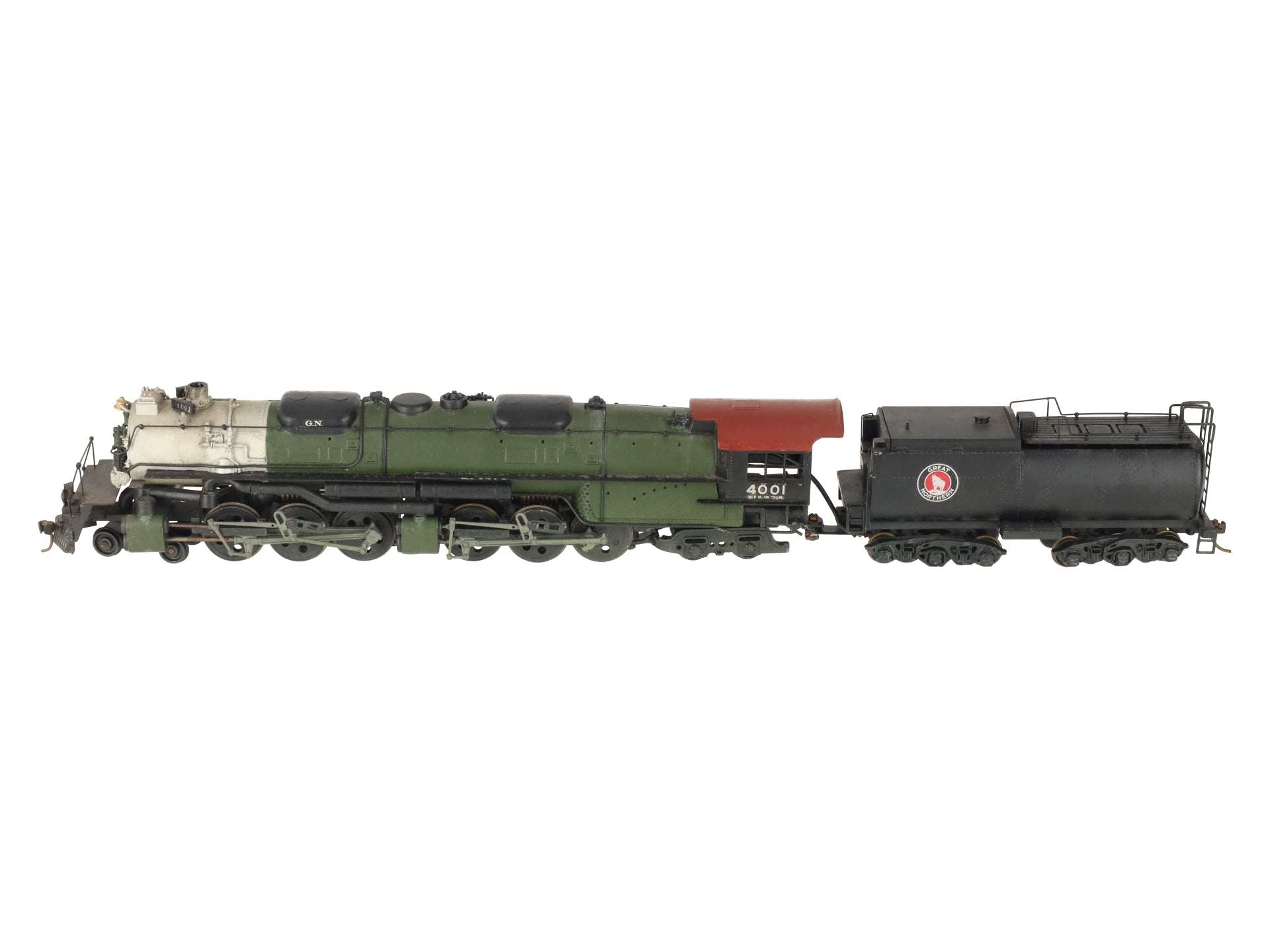 Bowser 2500 HO Brass 4-6-6-4 Locomotive & Tender - Painted