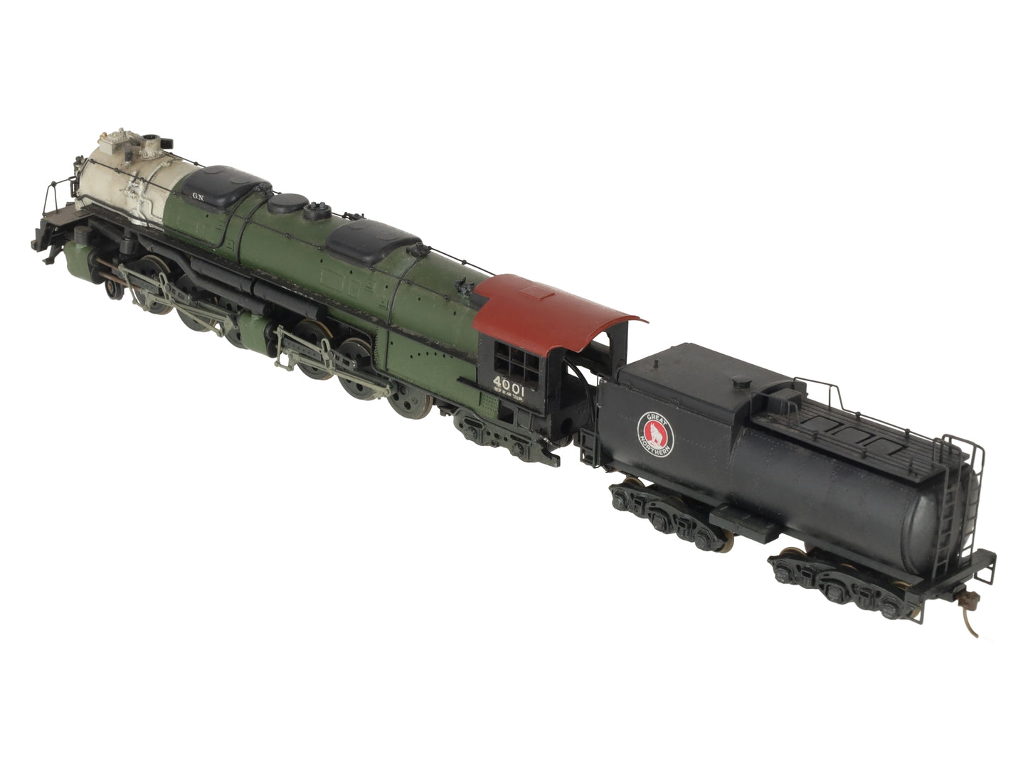 Bowser 2500 HO Brass 4-6-6-4 Locomotive & Tender - Painted