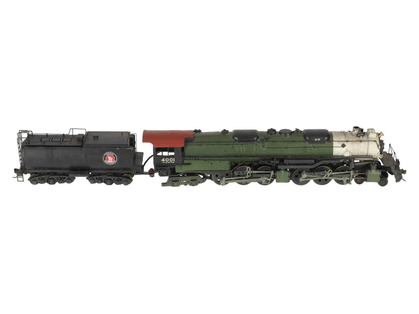 Bowser 2500 HO Brass 4-6-6-4 Locomotive & Tender - Painted