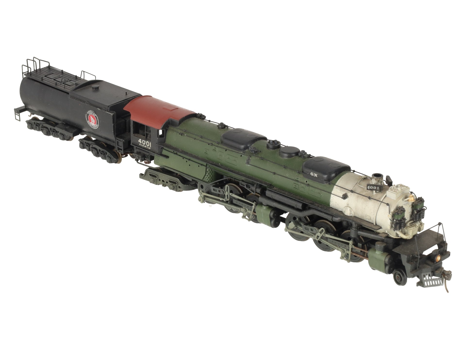 Bowser 2500 HO Brass 4-6-6-4 Locomotive & Tender - Painted