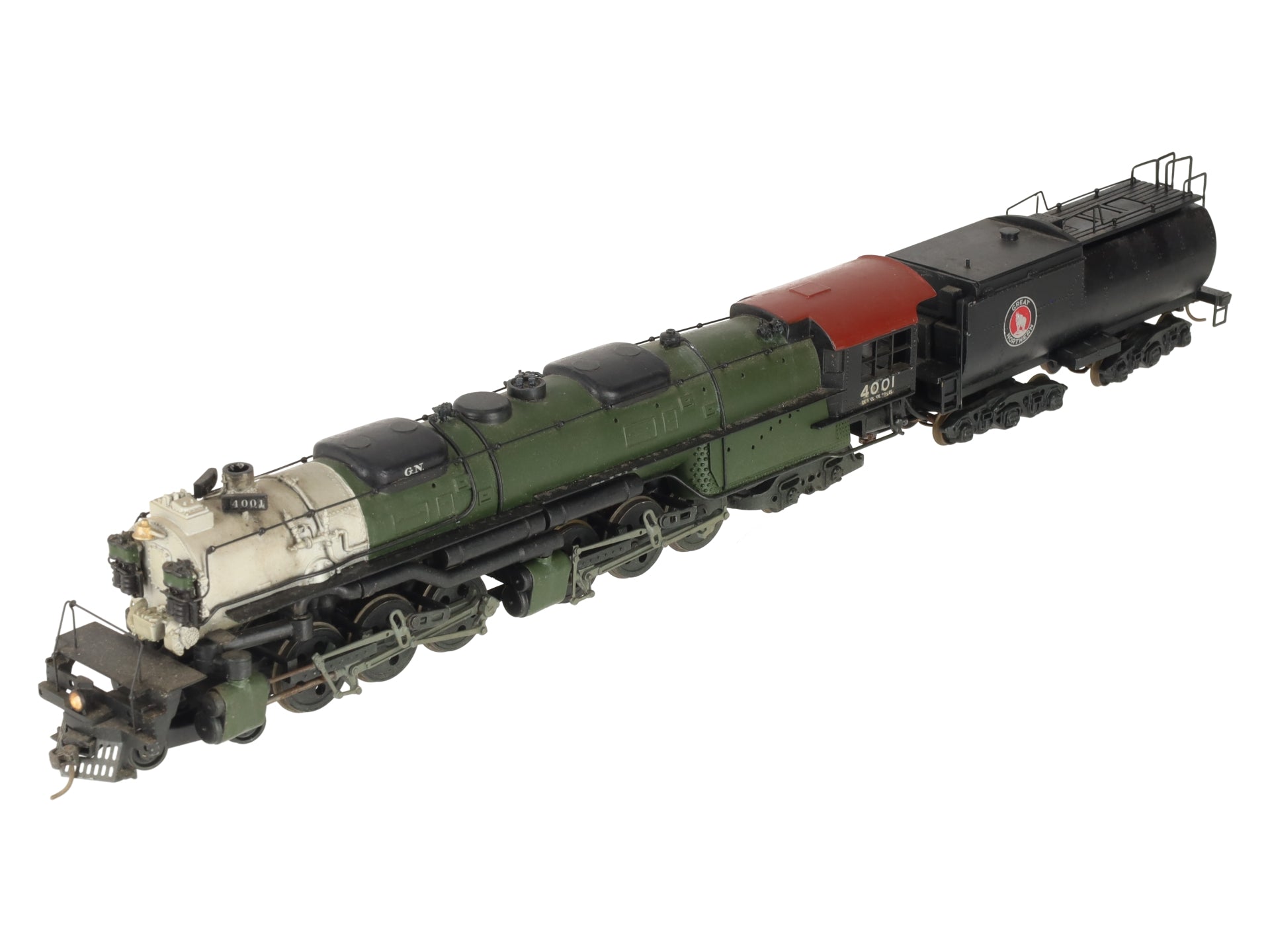 Bowser 2500 HO Brass 4-6-6-4 Locomotive & Tender - Painted