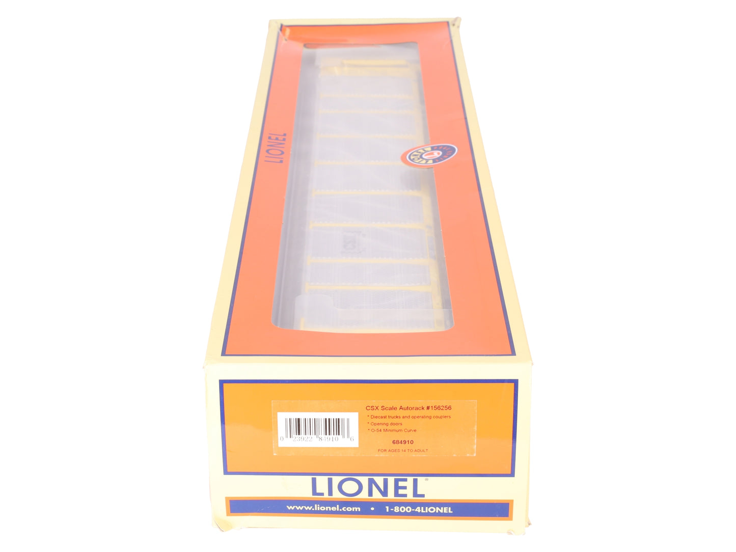 Lionel 6-84910 O CSX Transportation Autorack #156256 LN/Box