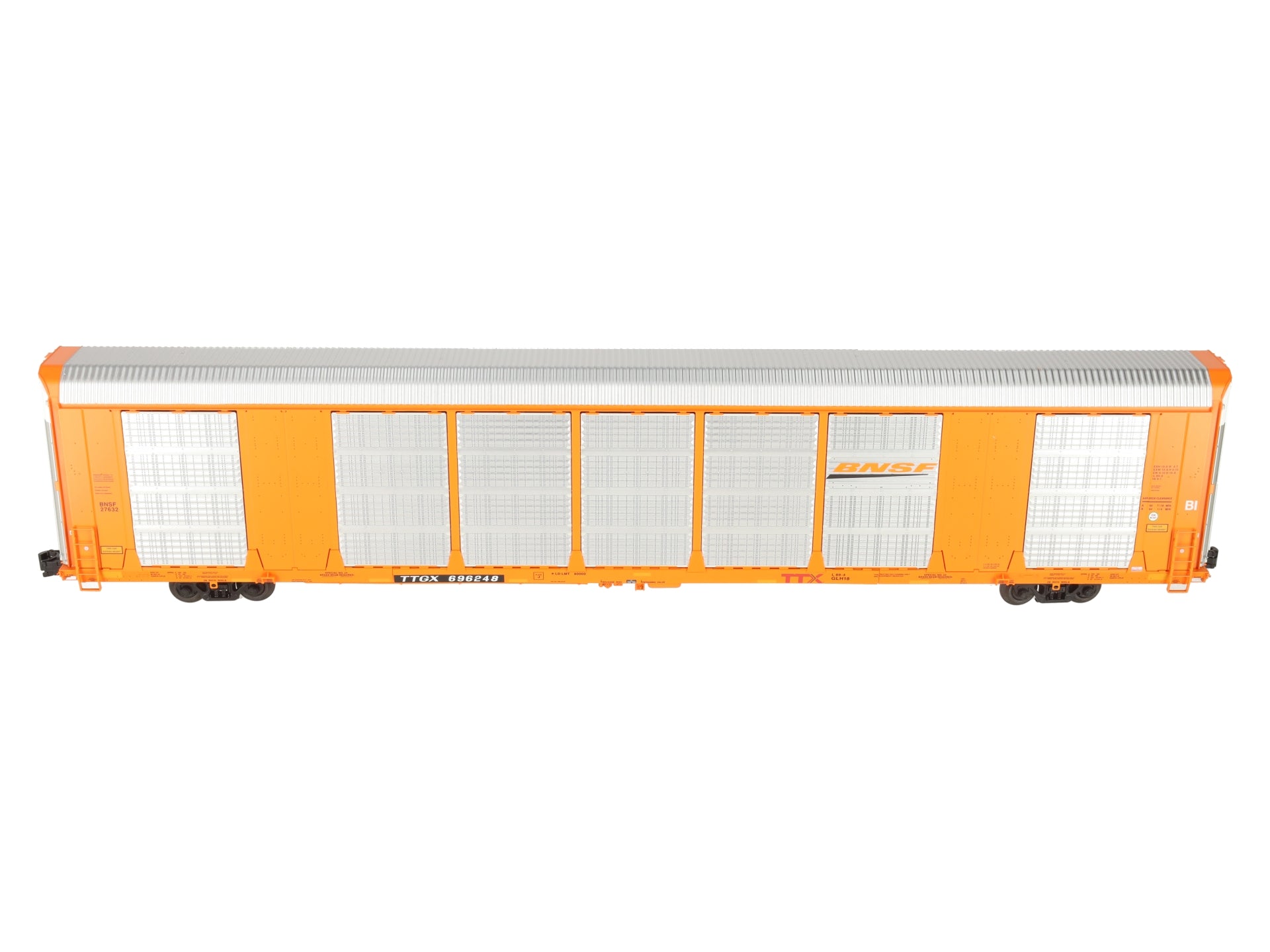 Atlas 3007420-3 O Gauge BNSF Gunderson Multi-Max Autorack #696248 (3-Rail) NIB
