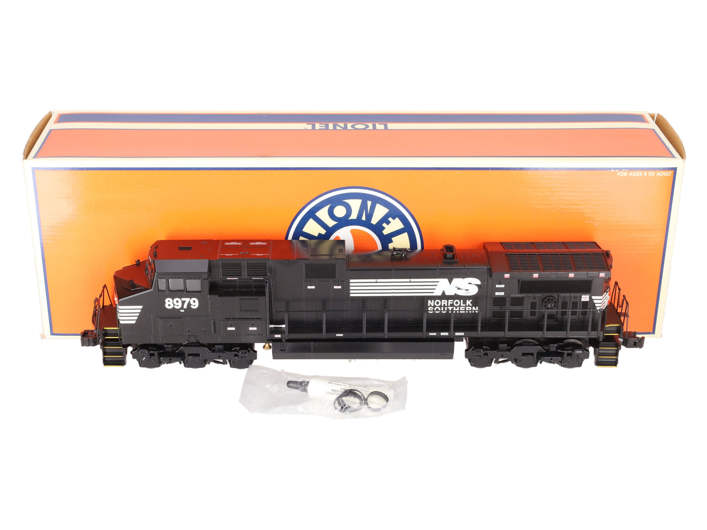 Lionel 6-18255 O Norfolk Southern Dash 9 Command Control w/Railsounds #8979 EX/Box