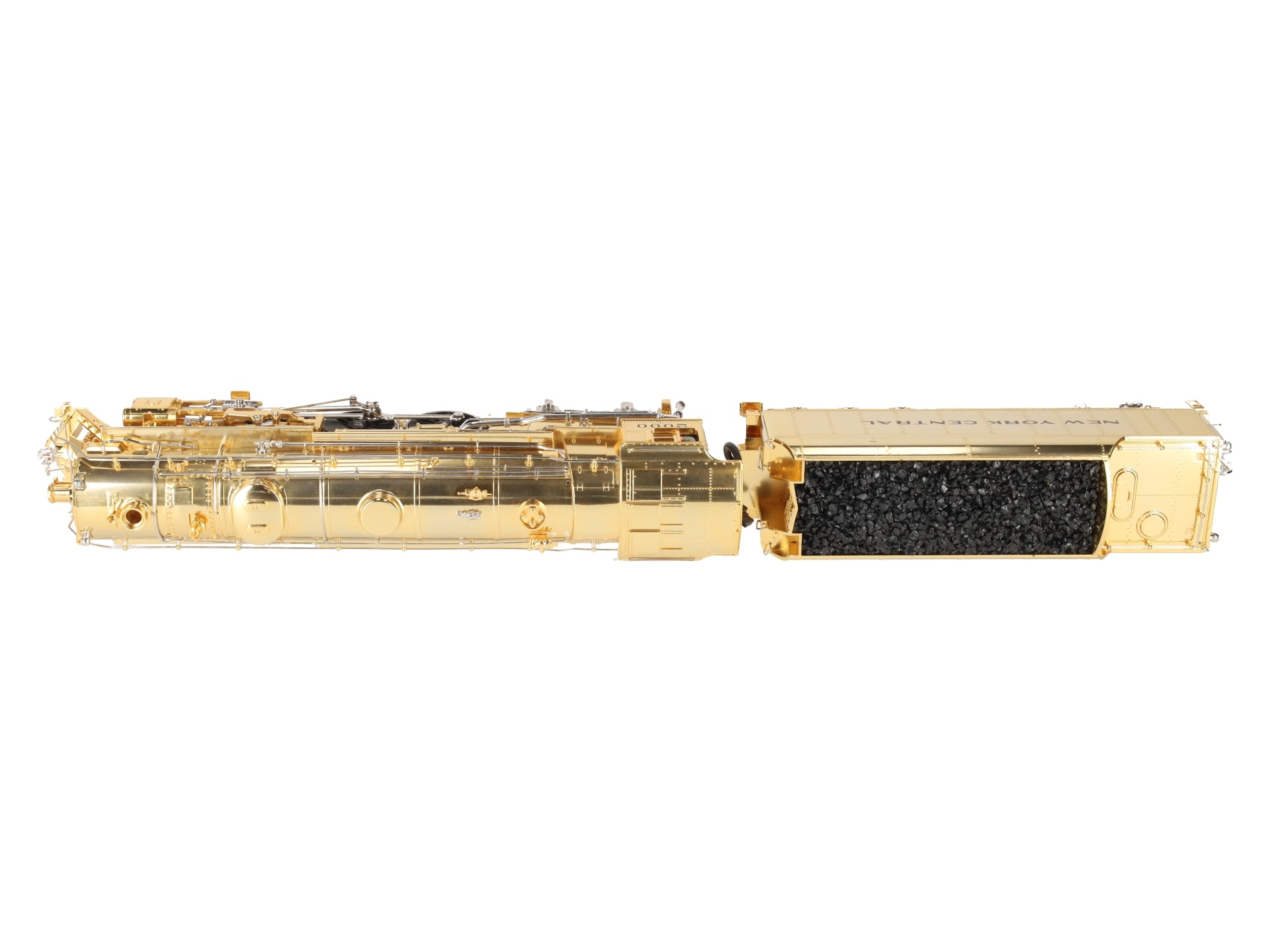MTH 20-3040-1 O NYC Gold Plated Millennium J-1e Hudson Steam Loco & Tender w/PS1 EX/Box