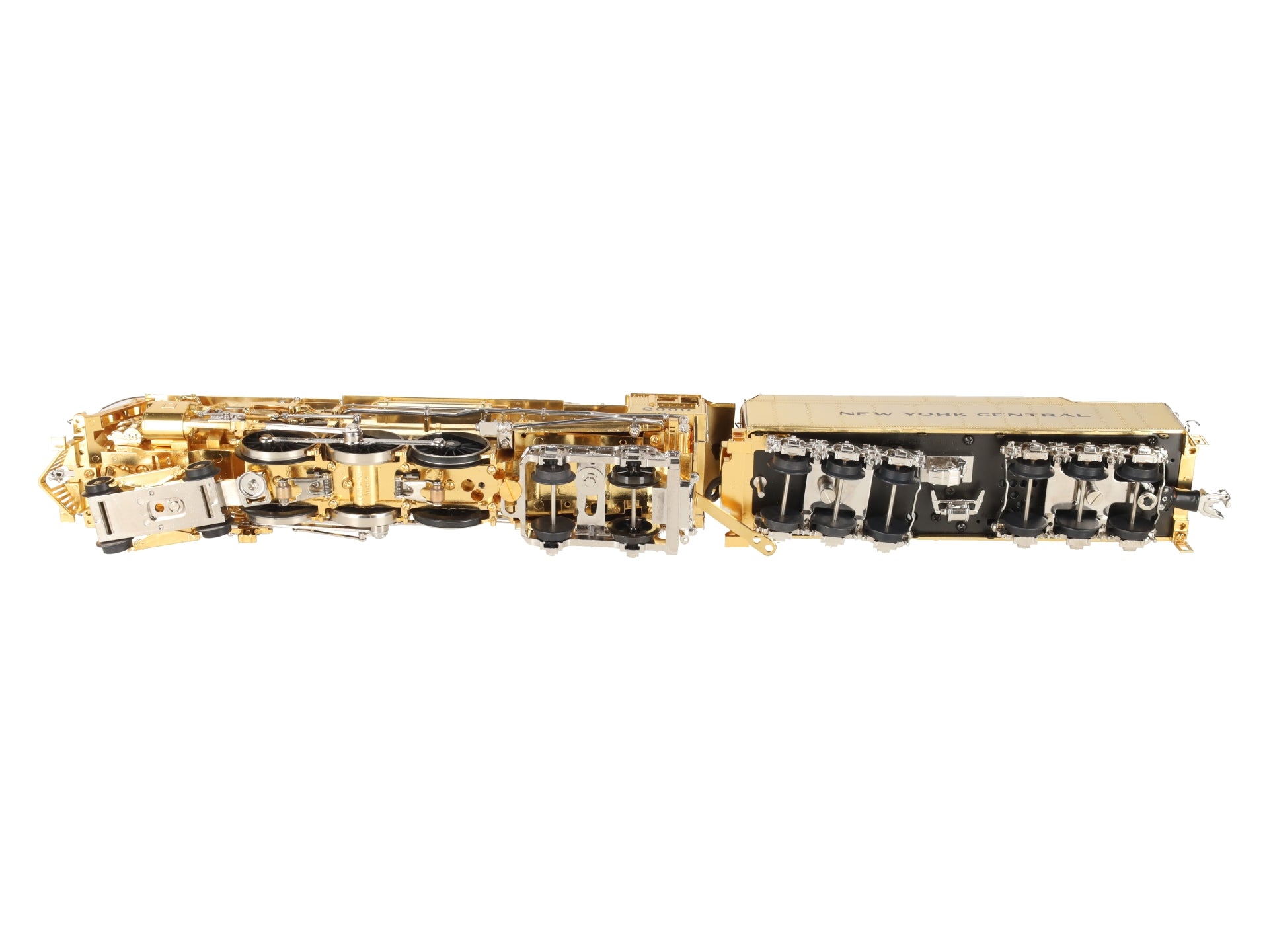 MTH 20-3040-1 O NYC Gold Plated Millennium J-1e Hudson Steam Loco & Tender w/PS1 EX/Box