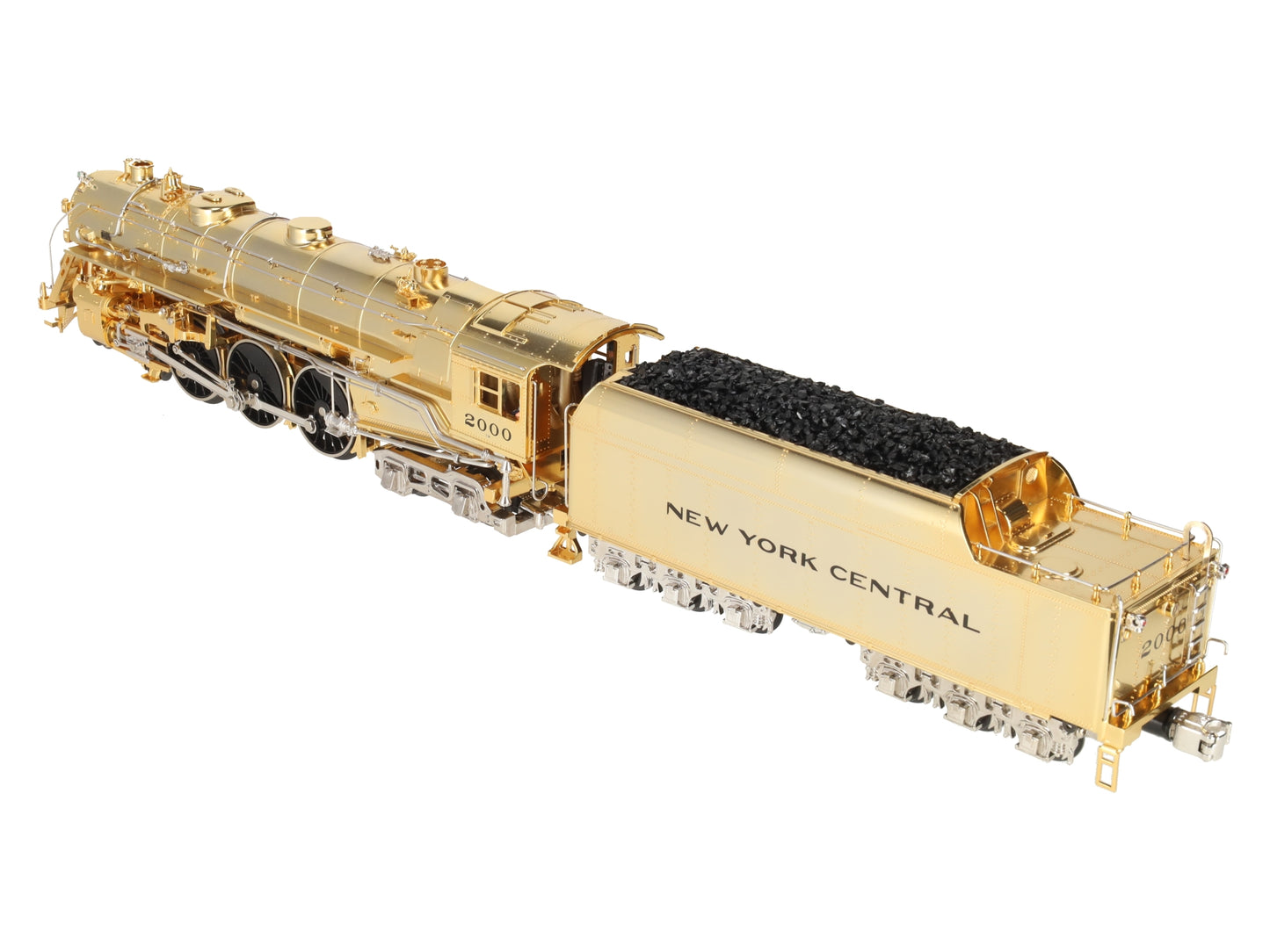 MTH 20-3040-1 O NYC Gold Plated Millennium J-1e Hudson Steam Loco & Tender w/PS1 EX/Box