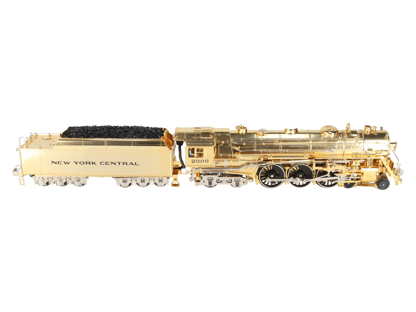 MTH 20-3040-1 O NYC Gold Plated Millennium J-1e Hudson Steam Loco & Tender w/PS1 EX/Box