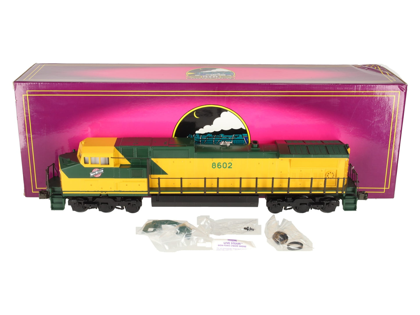 MTH 20-2159-1 C&NW Dash-9 Diesel Engine w/PS1 #8602 LN/Box