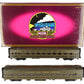 MTH 20-6636 O Gauge C&NW 70' Streamlined Sleeper/Diner Passenger Car Set EX/Box