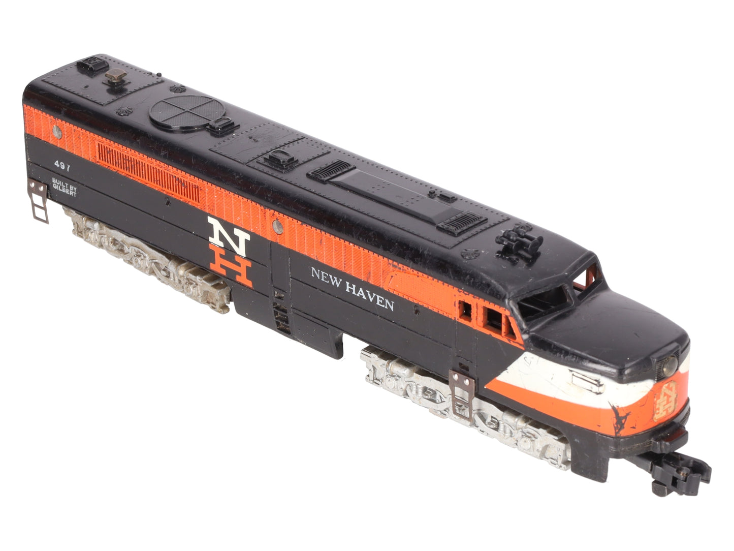 American Flyer 497 Vintage S New Haven PA Diesel Locomotive VG