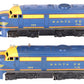 Lionel 204 Vintage O Santa Fe AA Diesel Locomotive Set VG