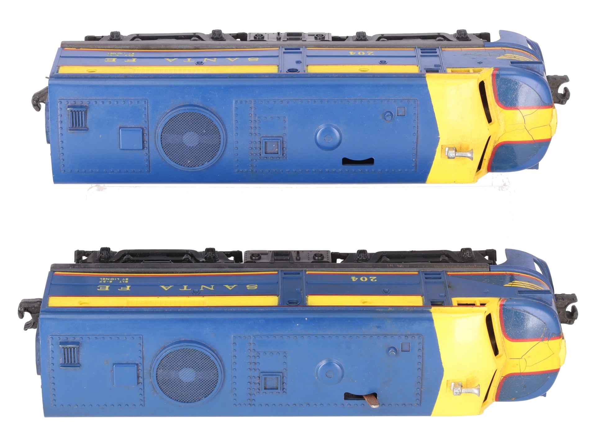 Lionel 204 Vintage O Santa Fe AA Diesel Locomotive Set VG