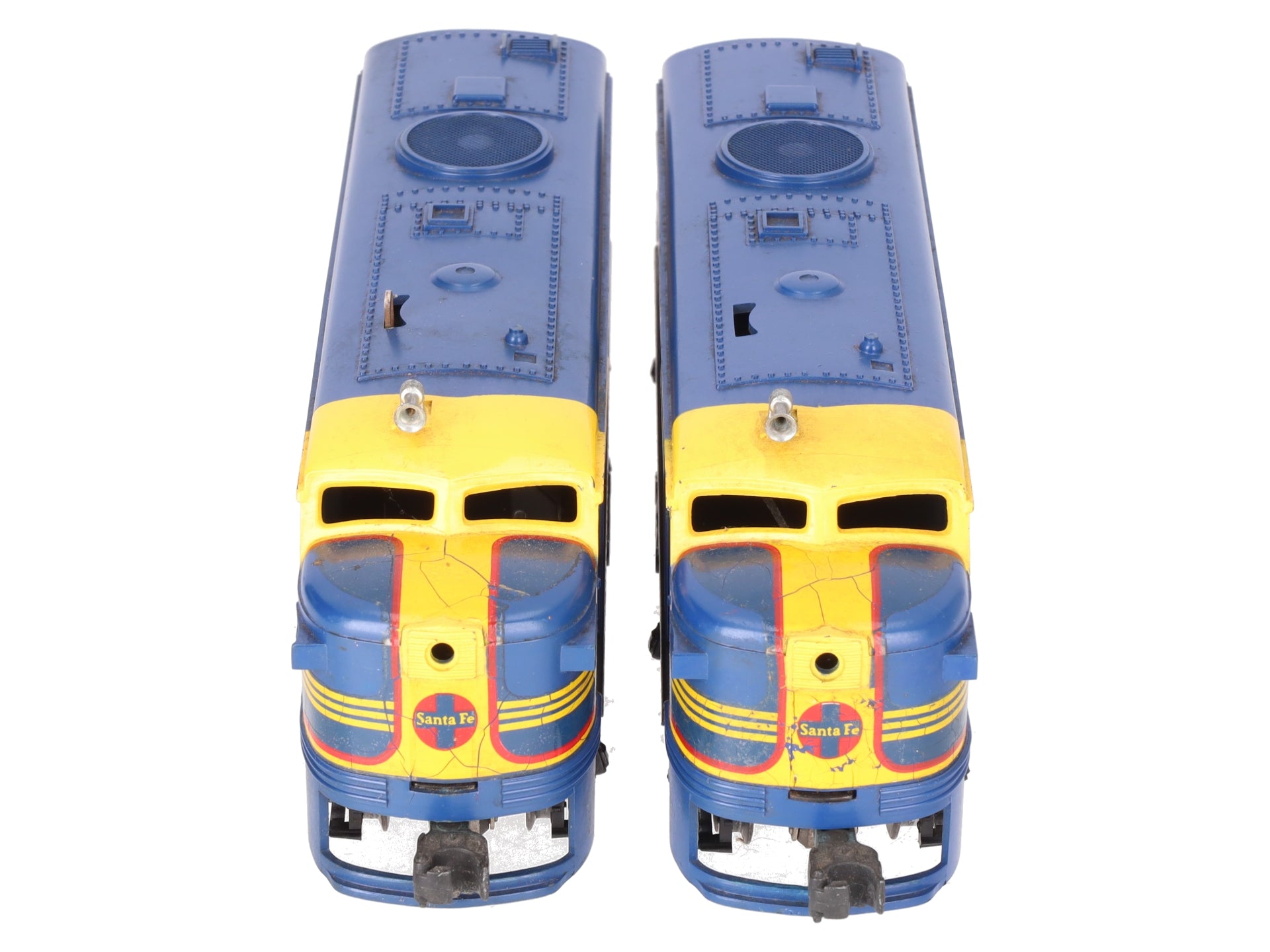 Lionel 204 Vintage O Santa Fe AA Diesel Locomotive Set VG