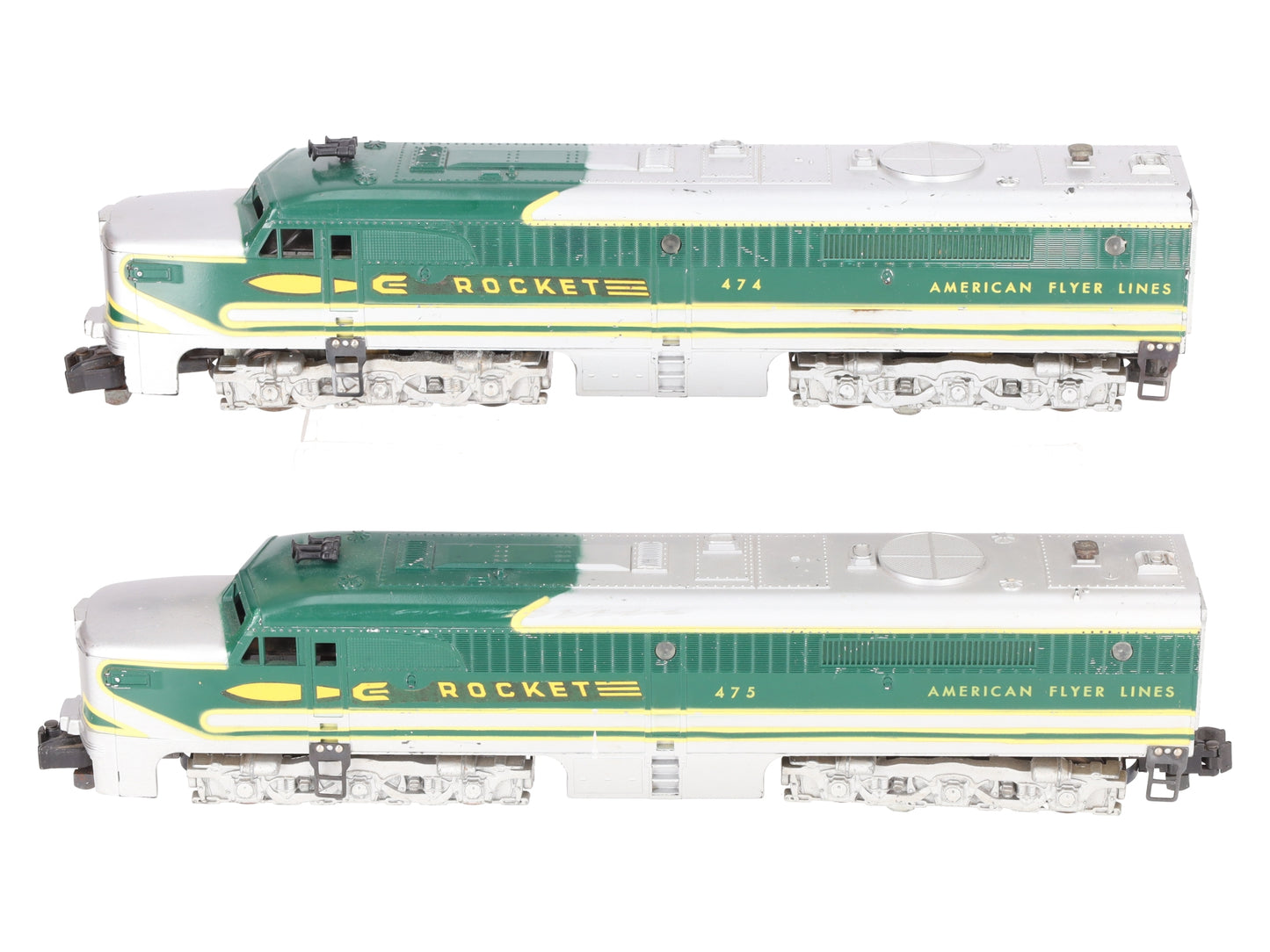 American Flyer 4745 S American Flyer Lines Rocket PA-1 AA Diesel Locomotive Set VG