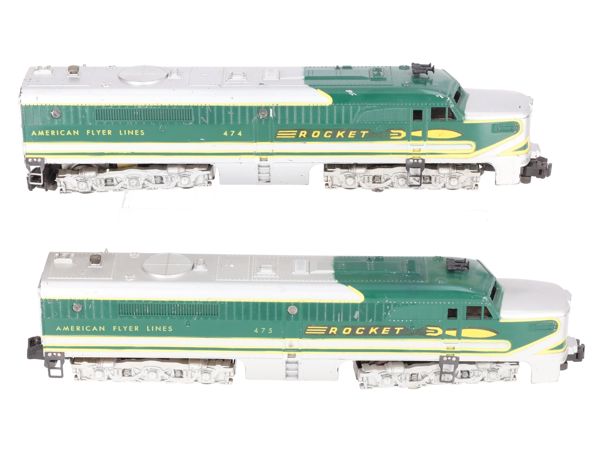 American Flyer 4745 S American Flyer Lines Rocket PA-1 AA Diesel Locomotive Set VG