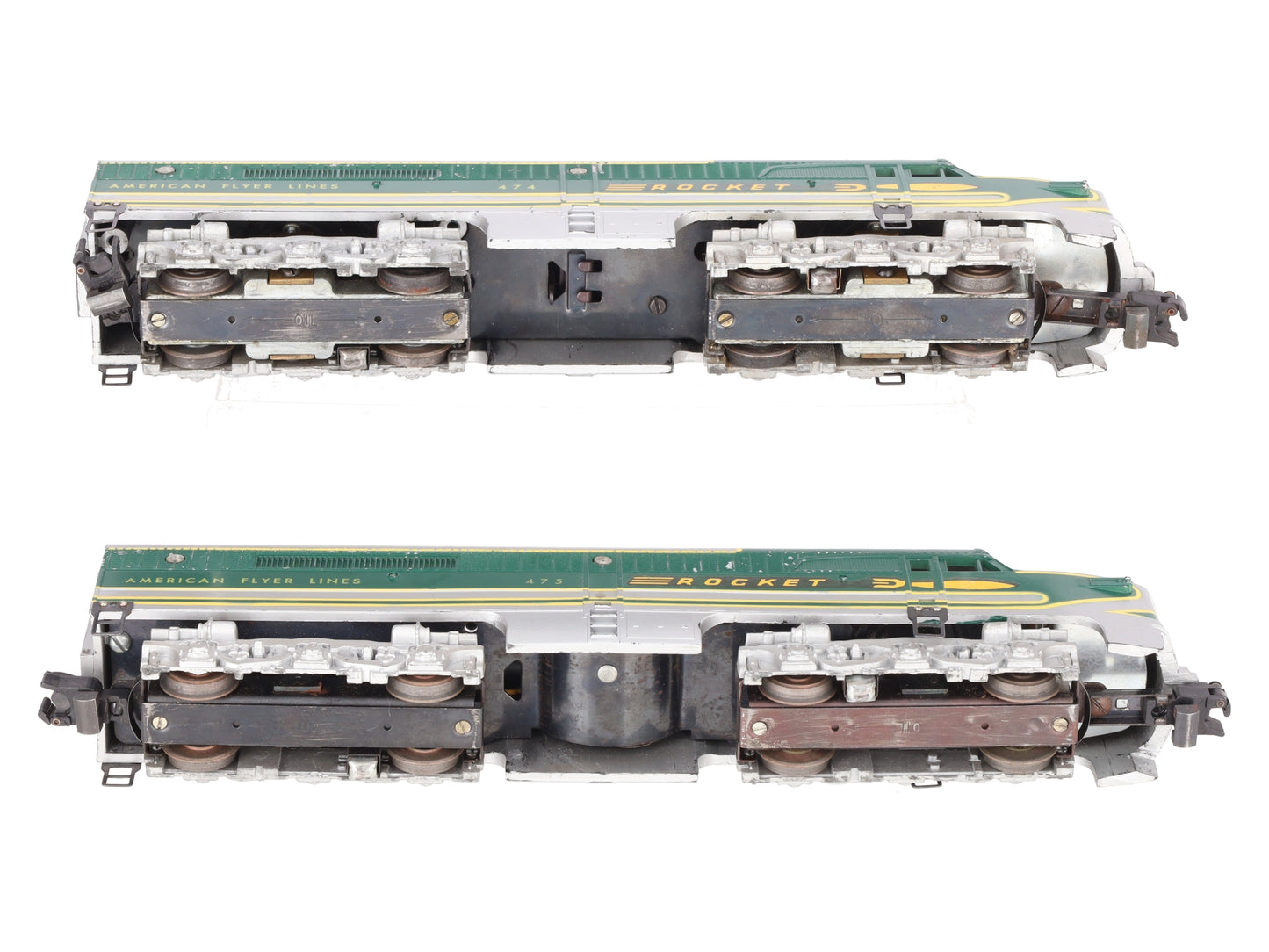 American Flyer 4745 S American Flyer Lines Rocket PA-1 AA Diesel Locomotive Set VG