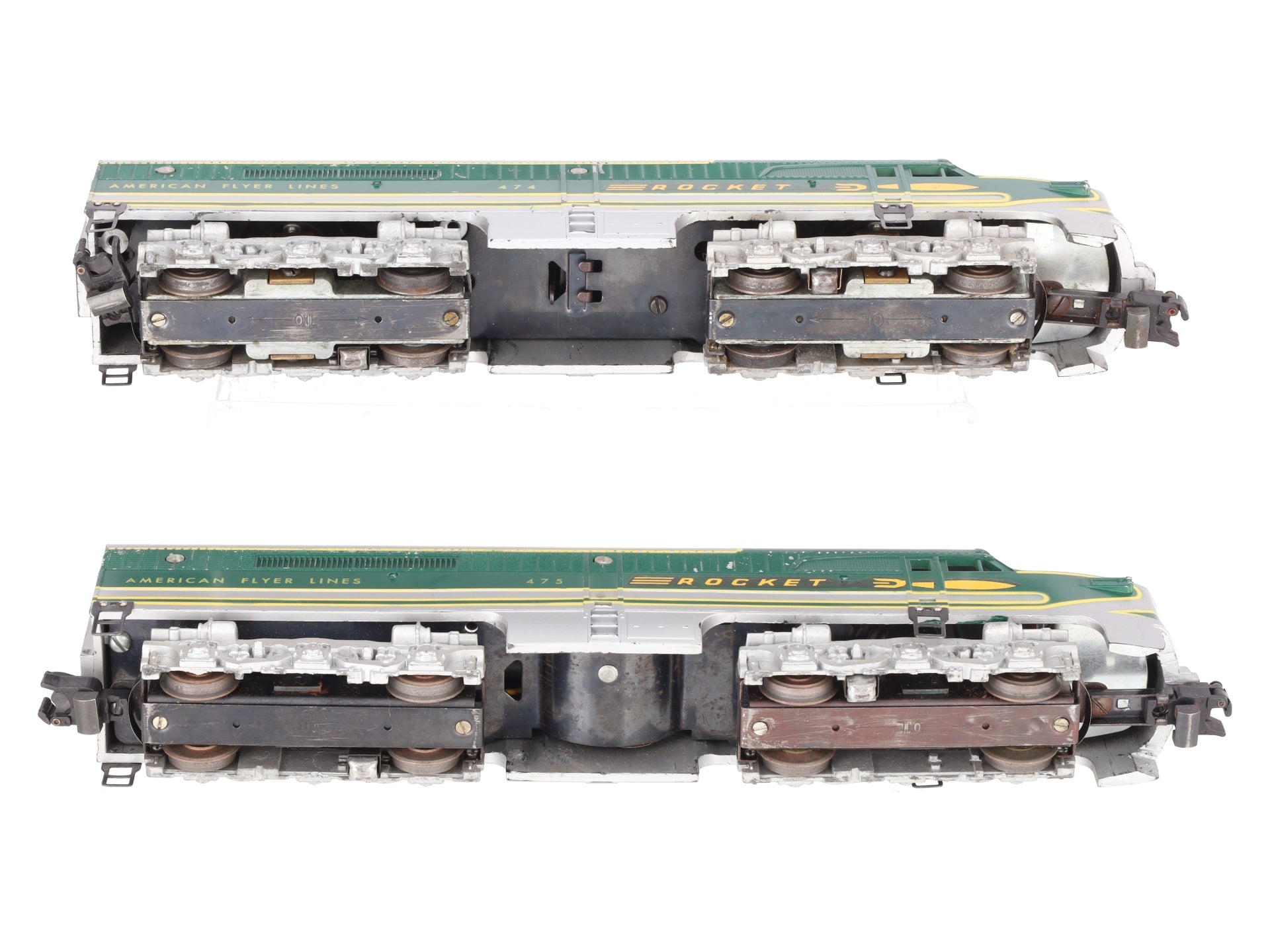 American Flyer 4745 S American Flyer Lines Rocket PA-1 AA Diesel Locomotive Set VG