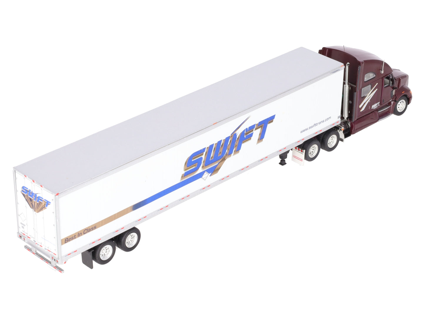 Tonkin 1:53 Scale Swift Mack Die-Cast Semi-Truck w/Trailer-Custom EX/Box