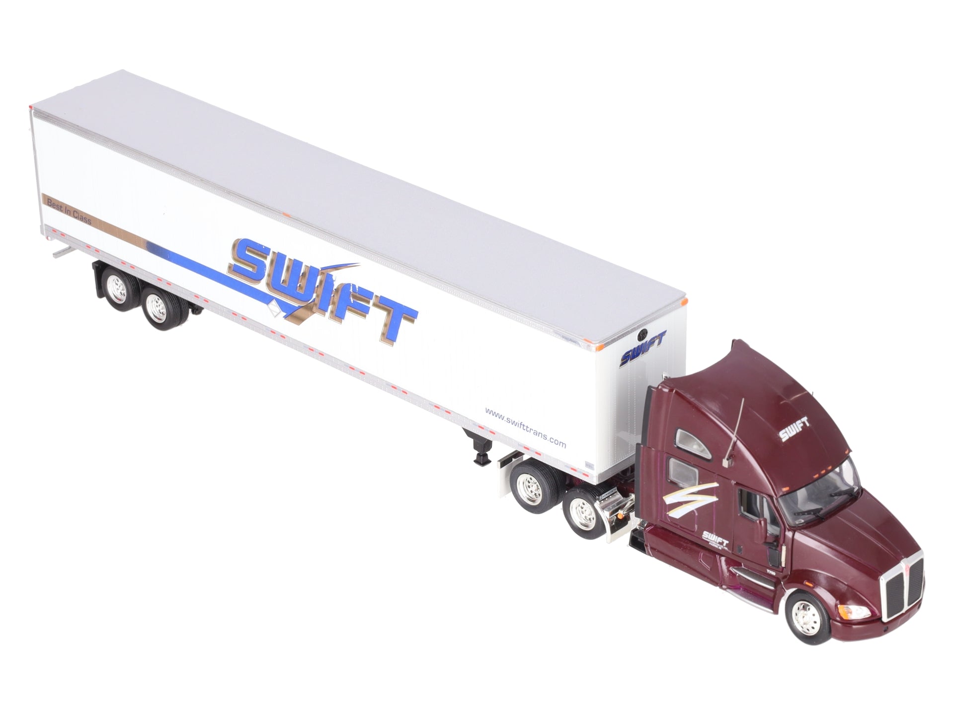 Tonkin 1:53 Scale Swift Mack Die-Cast Semi-Truck w/Trailer-Custom EX/Box