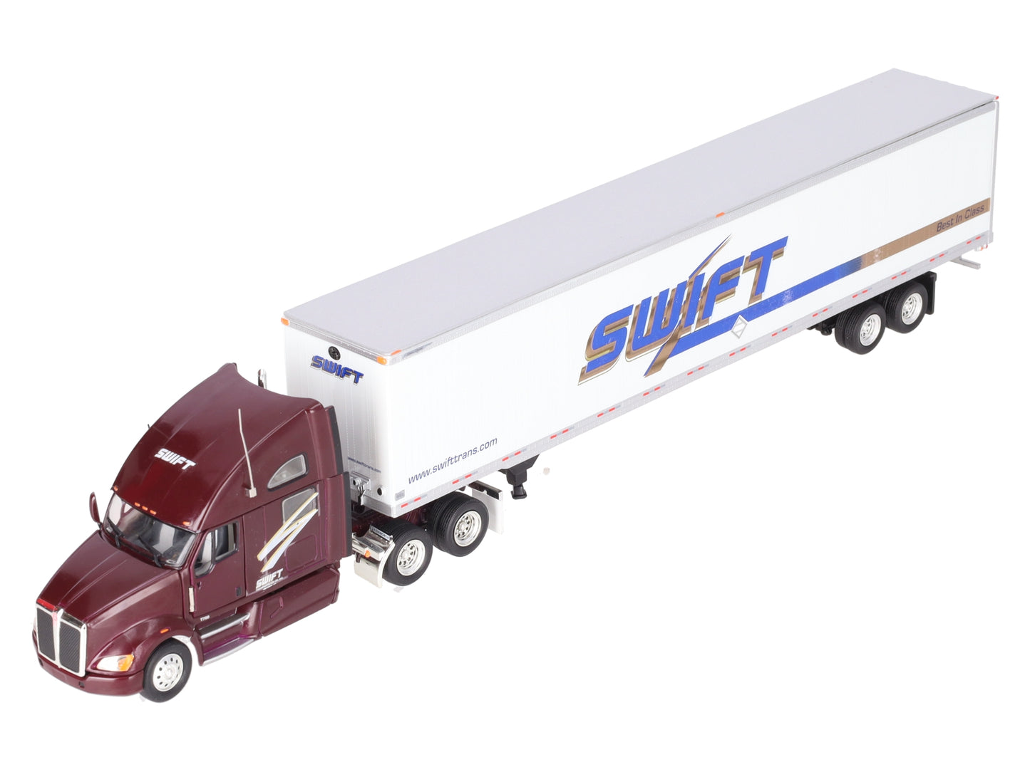 Tonkin 1:53 Scale Swift Mack Die-Cast Semi-Truck w/Trailer-Custom EX/Box