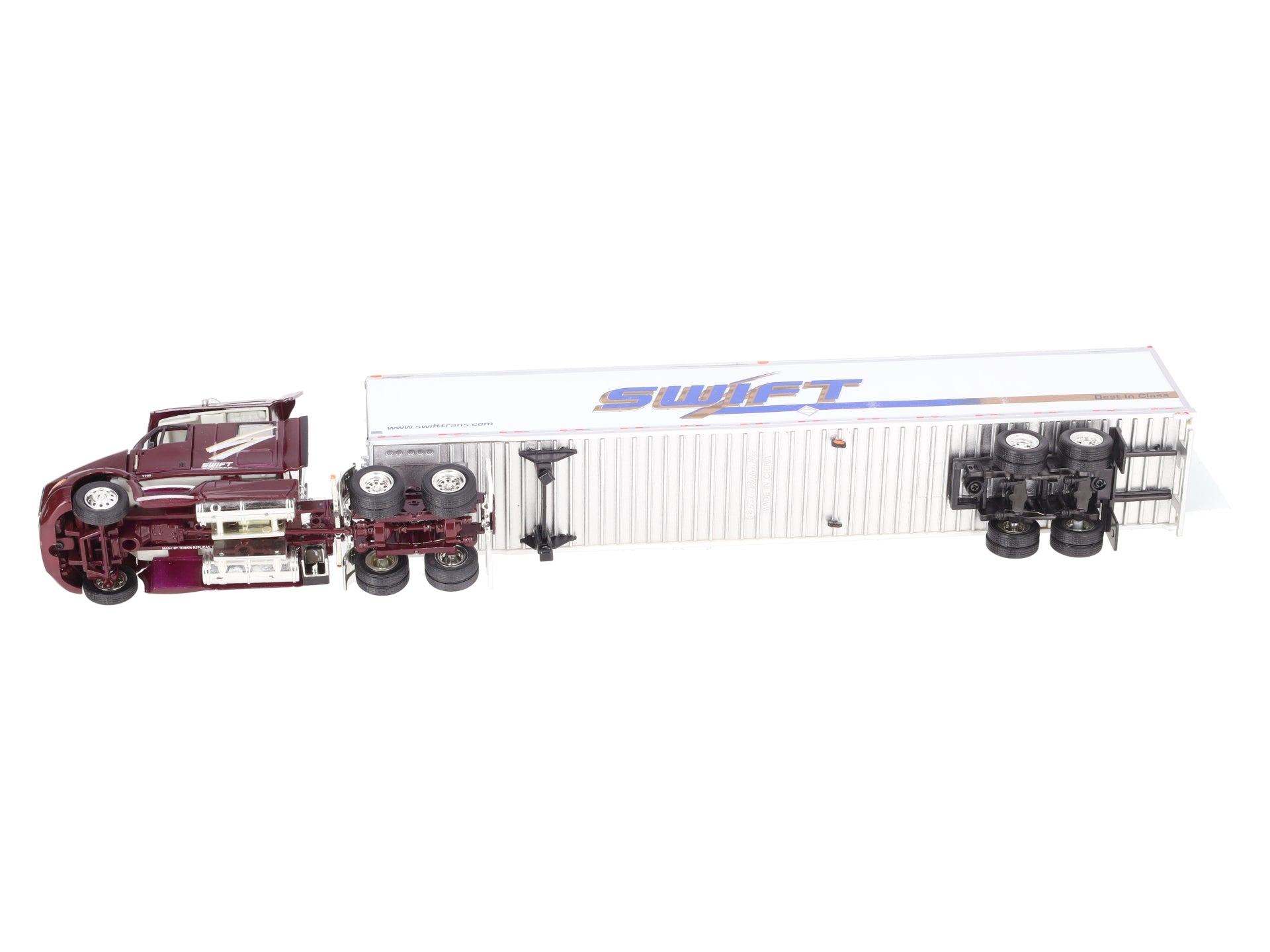 Tonkin 1:53 Scale Swift Mack Die-Cast Semi-Truck w/Trailer-Custom EX/Box