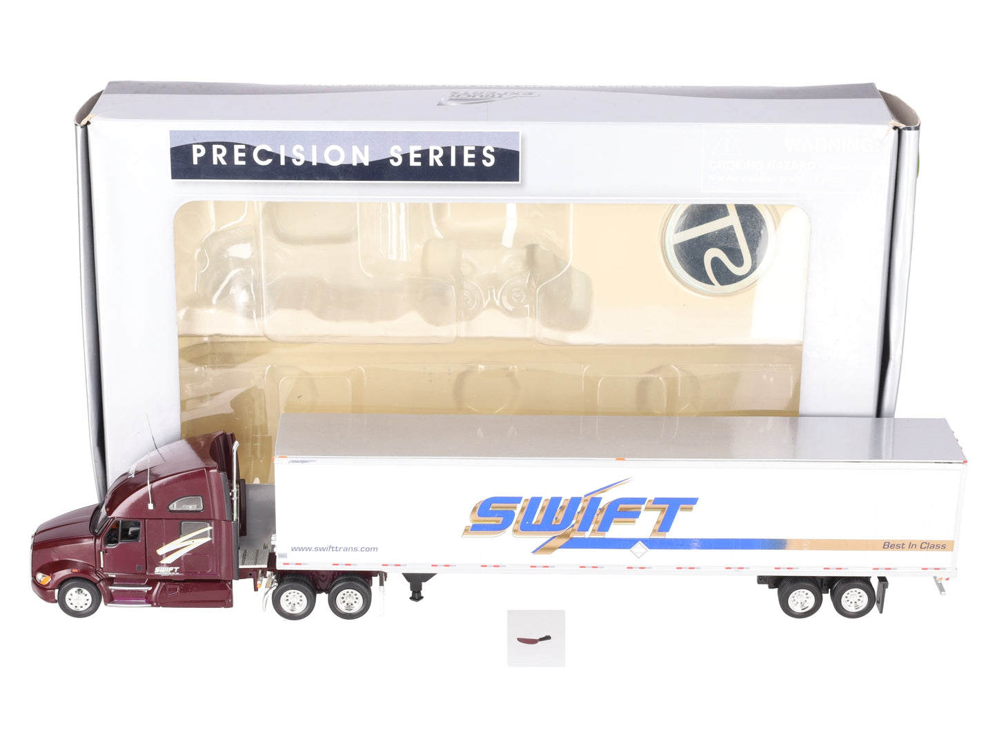 Tonkin 1:53 Scale Swift Mack Die-Cast Semi-Truck w/Trailer-Custom EX/Box