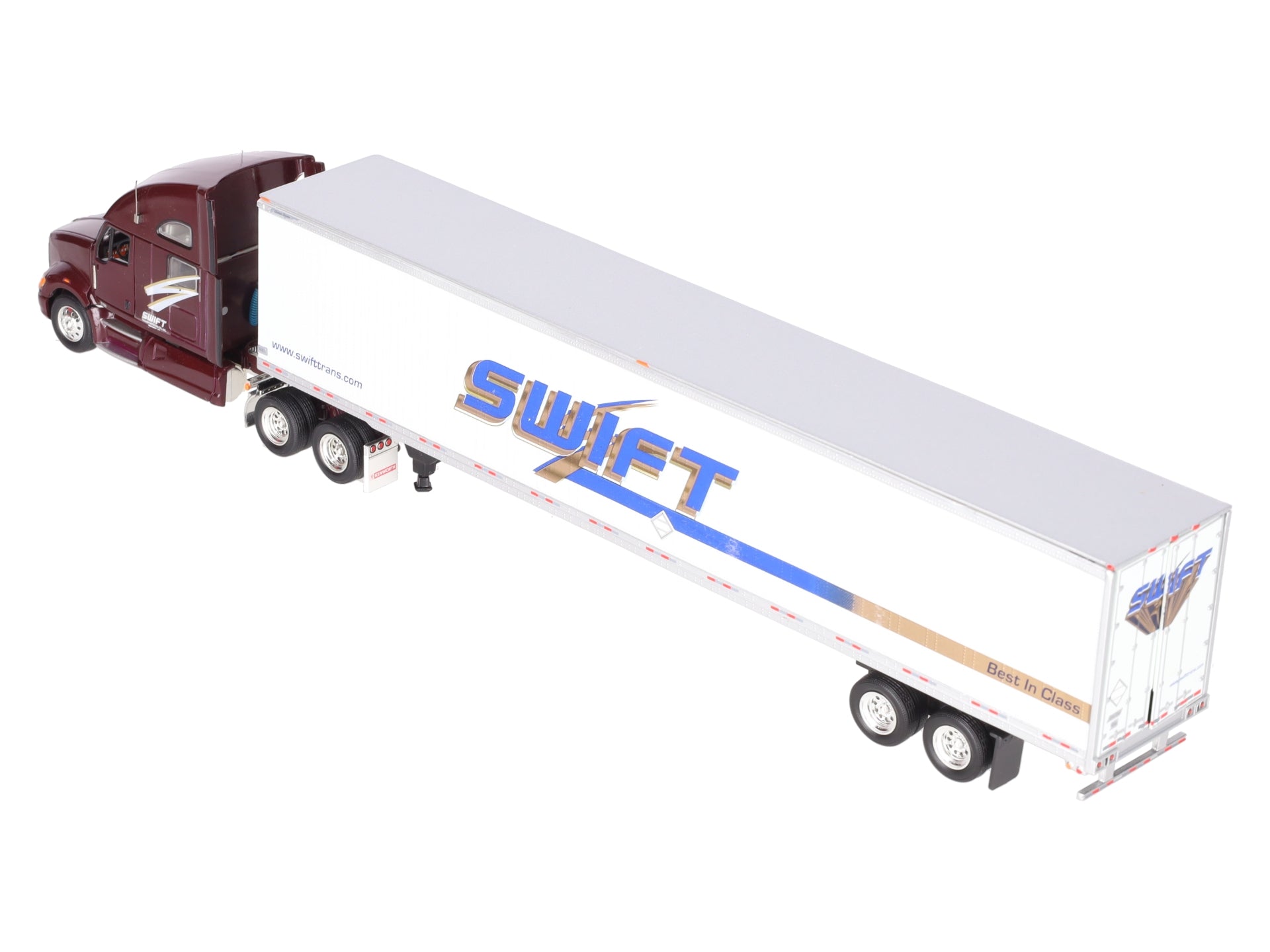 Tonkin 1:53 Scale Swift Mack Die-Cast Semi-Truck w/Trailer-Custom EX/Box