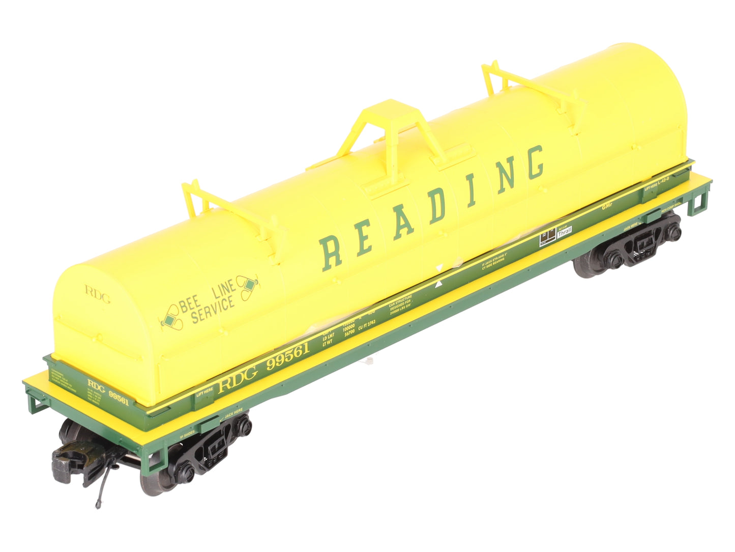Lionel 2226492 O Gauge Reading Coil Car #99561 EX/Box