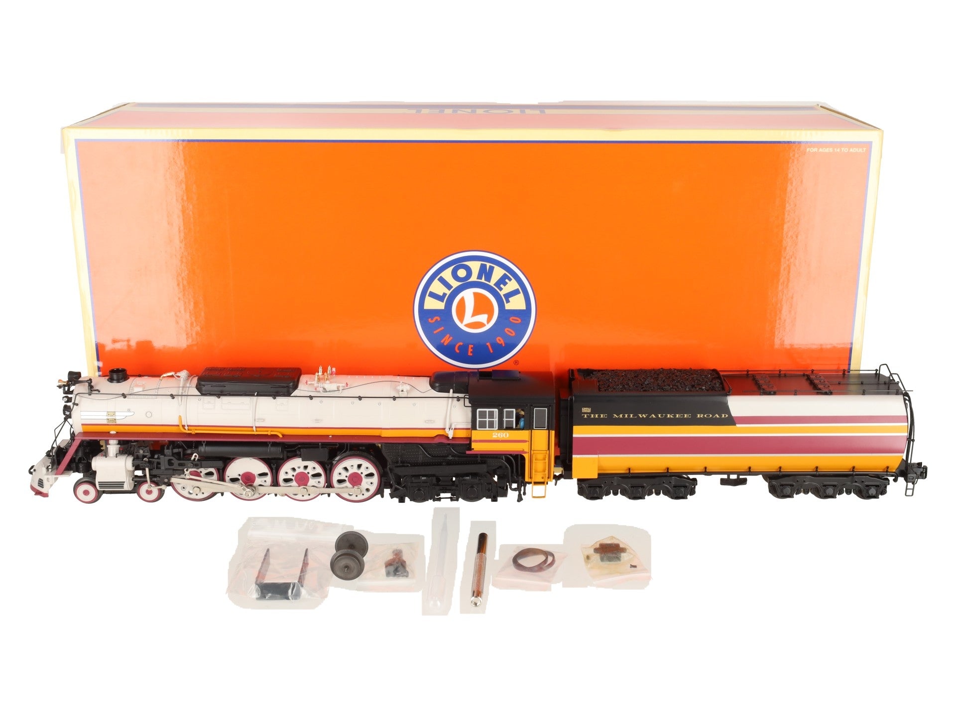 Lionel 6-84067 O MILW Hiawatha S-3 Steam Locomotive/LCS w/Bluetooth #260 EX/Box